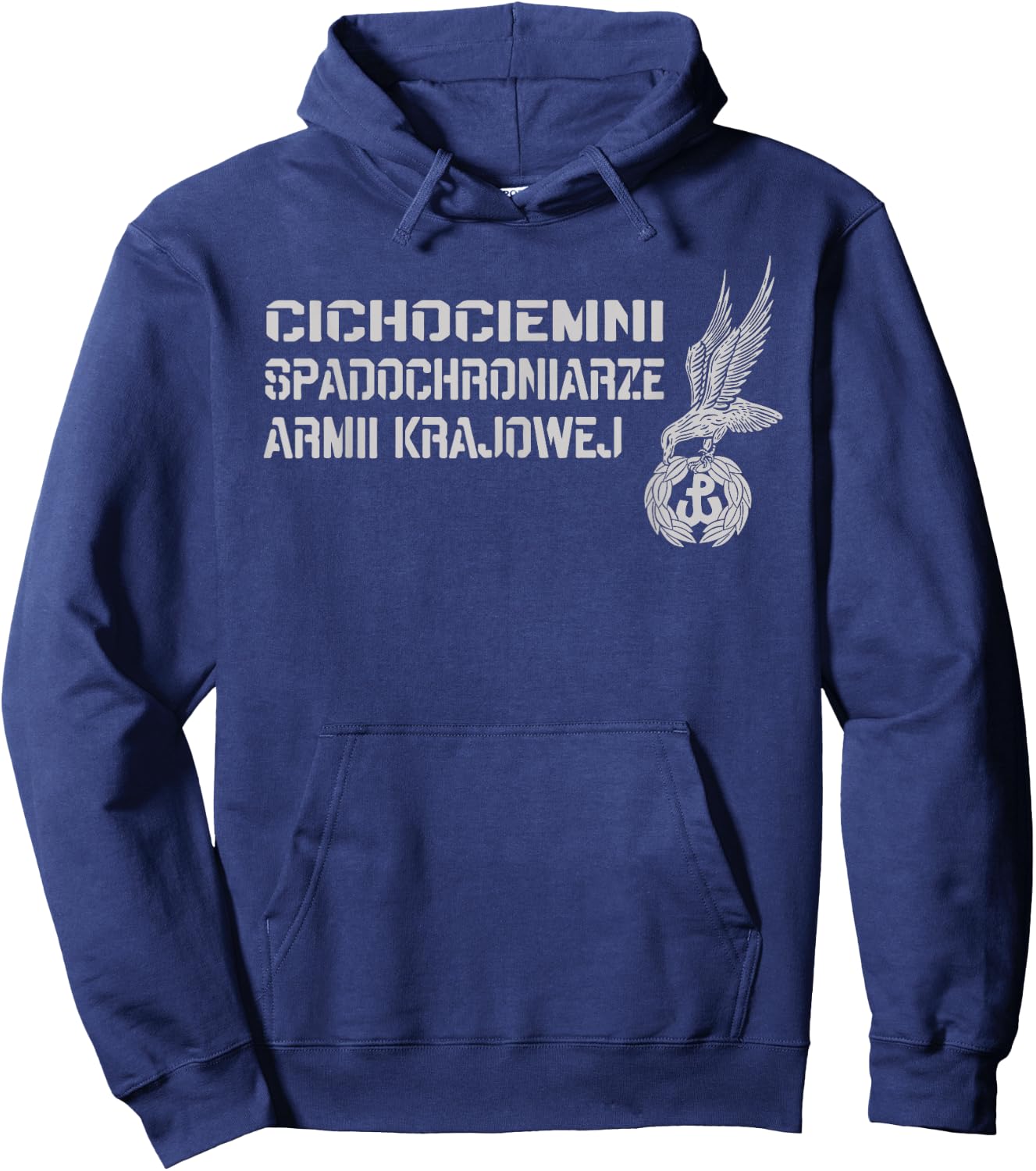 Cichociemni Polish Special Force Paratroopers Military WW2 Hoodie - Hoodie | Navy