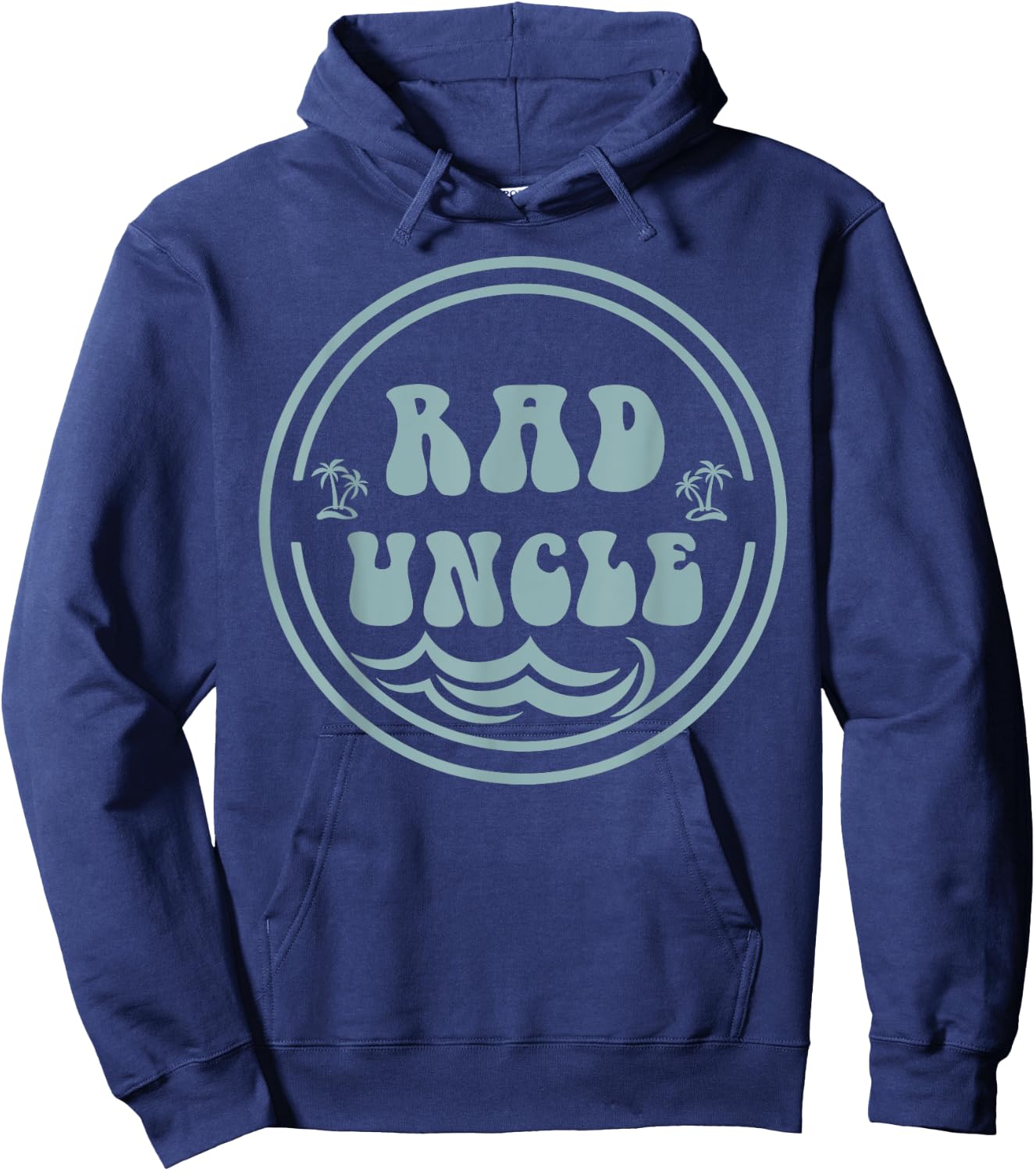Rad Uncle Surf Matching Birthday The Big One 1st Birthday Hoodie - Hoodie | Navy