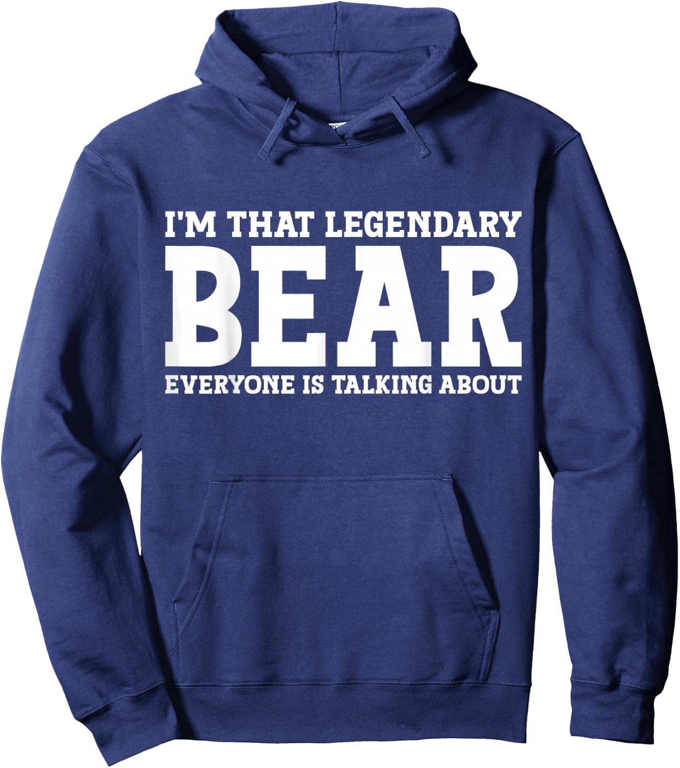 Bear Personal Name Funny Bear Hoodie - Hoodie | Navy