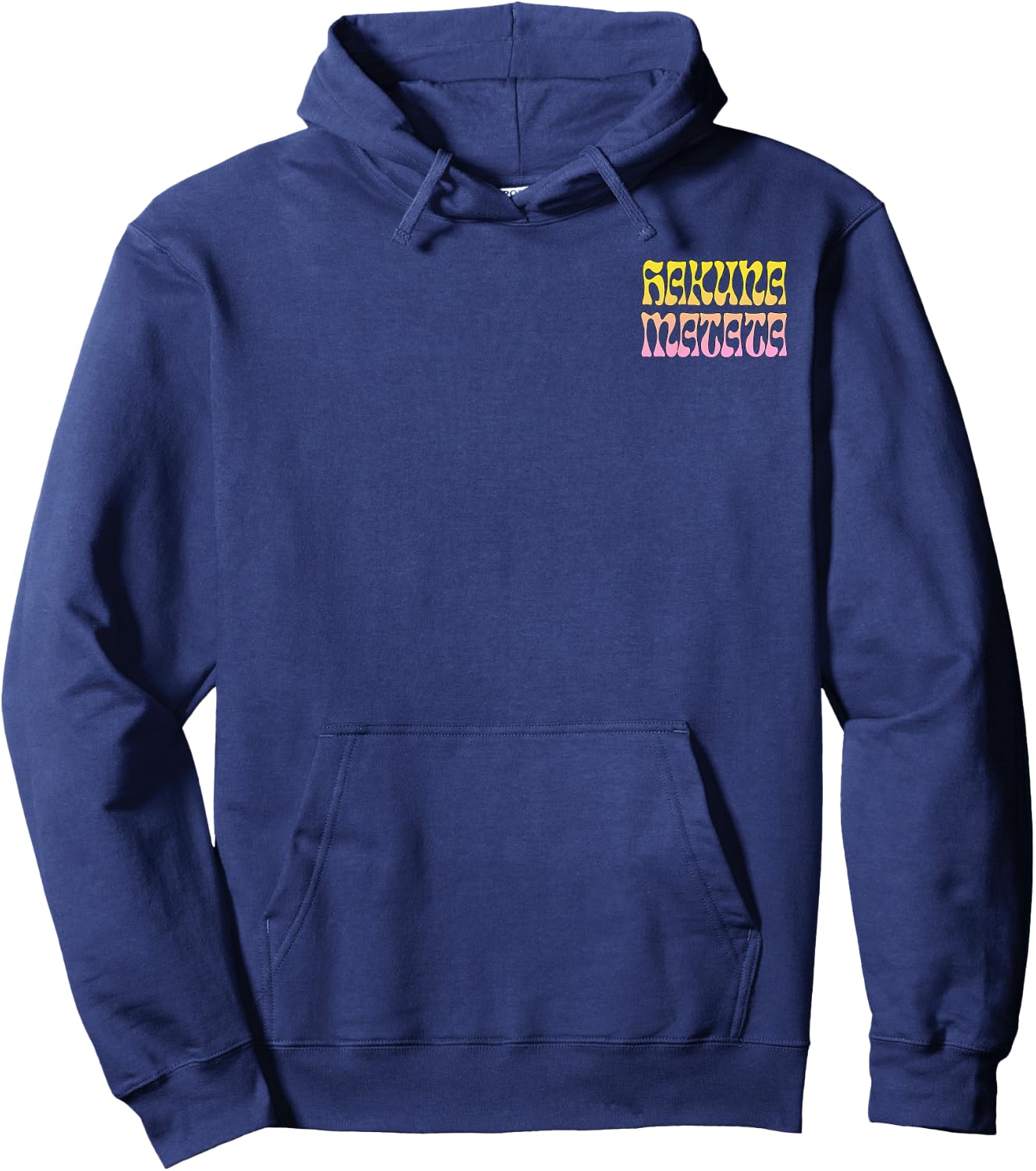 Disney The Lion King Simba Hakuna Matata Front and Back Hoodie - Hoodie | Navy