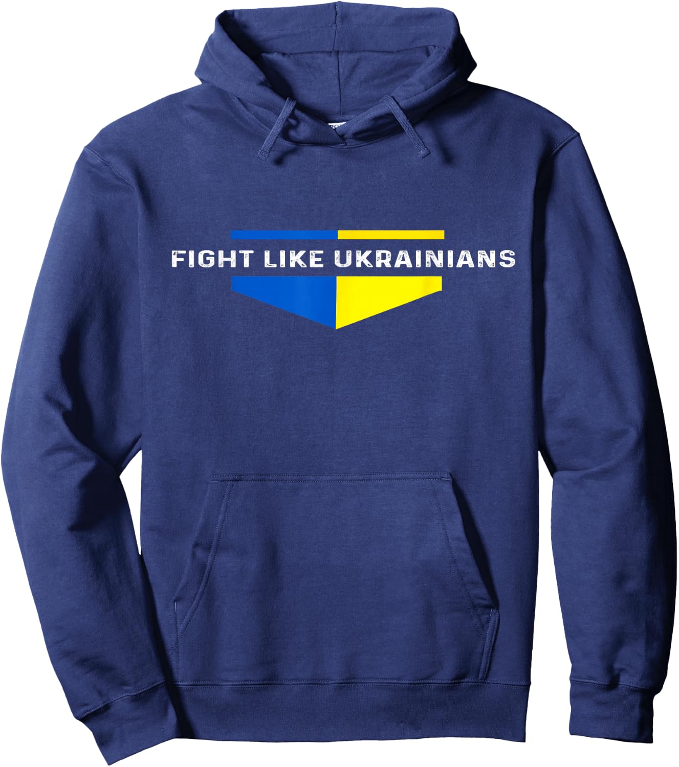 Ukrainian zelensky Ukraine Army Green Fight Like ukrainians Hoodie - Hoodie | Navy