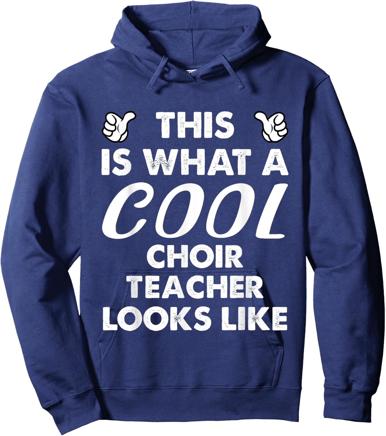 This Is What A Cool Choir Teacher Looks Like Women Hoodie - Hoodie | Navy