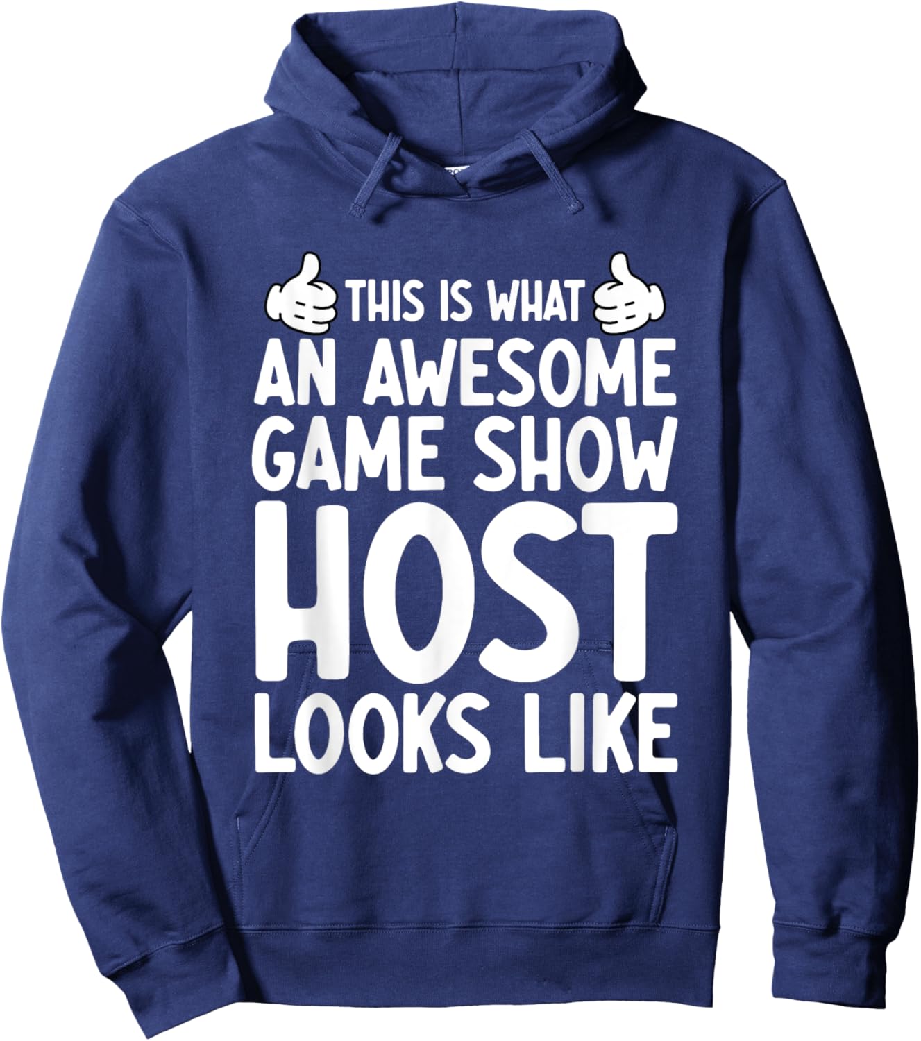 Board Game Lover Trivia Game Night Funny Game Show Host Hoodie - Hoodie | Navy