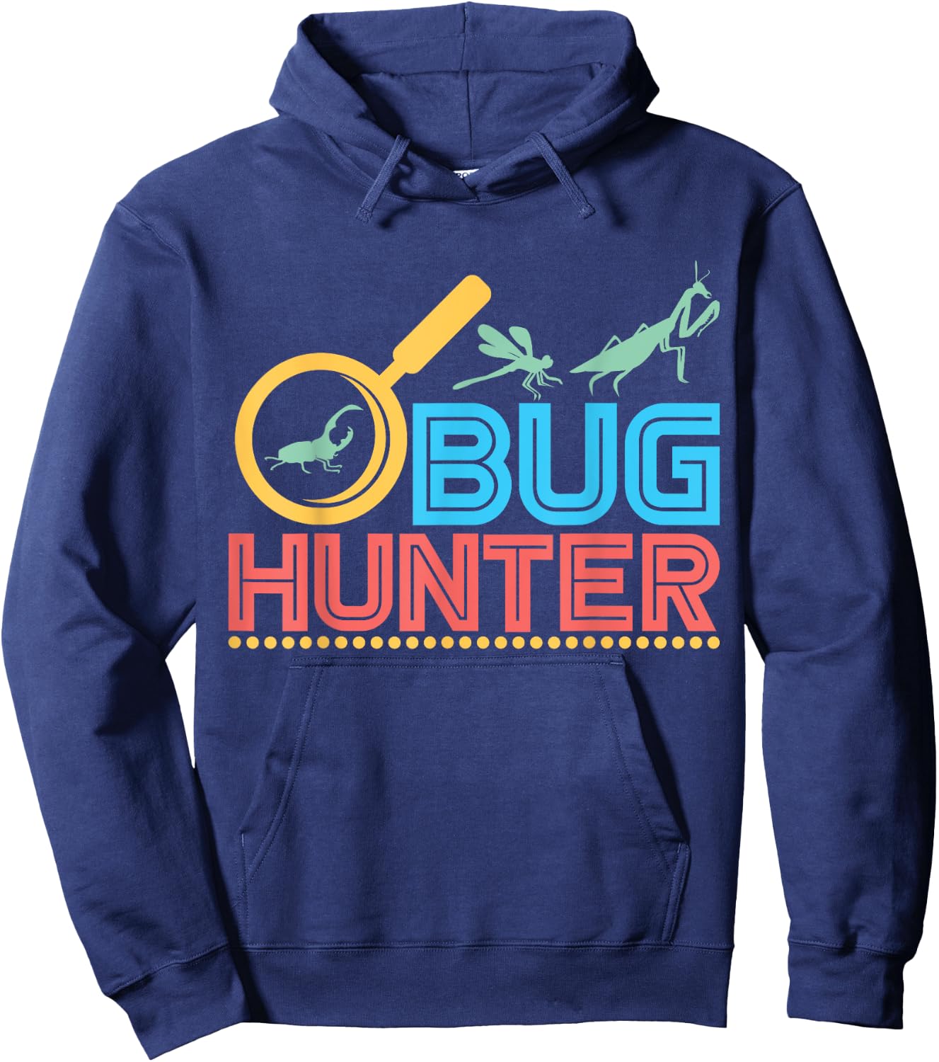 Bug Hunter Entomologist Insects for Boys Girls Kids Hoodie - Hoodie | Navy
