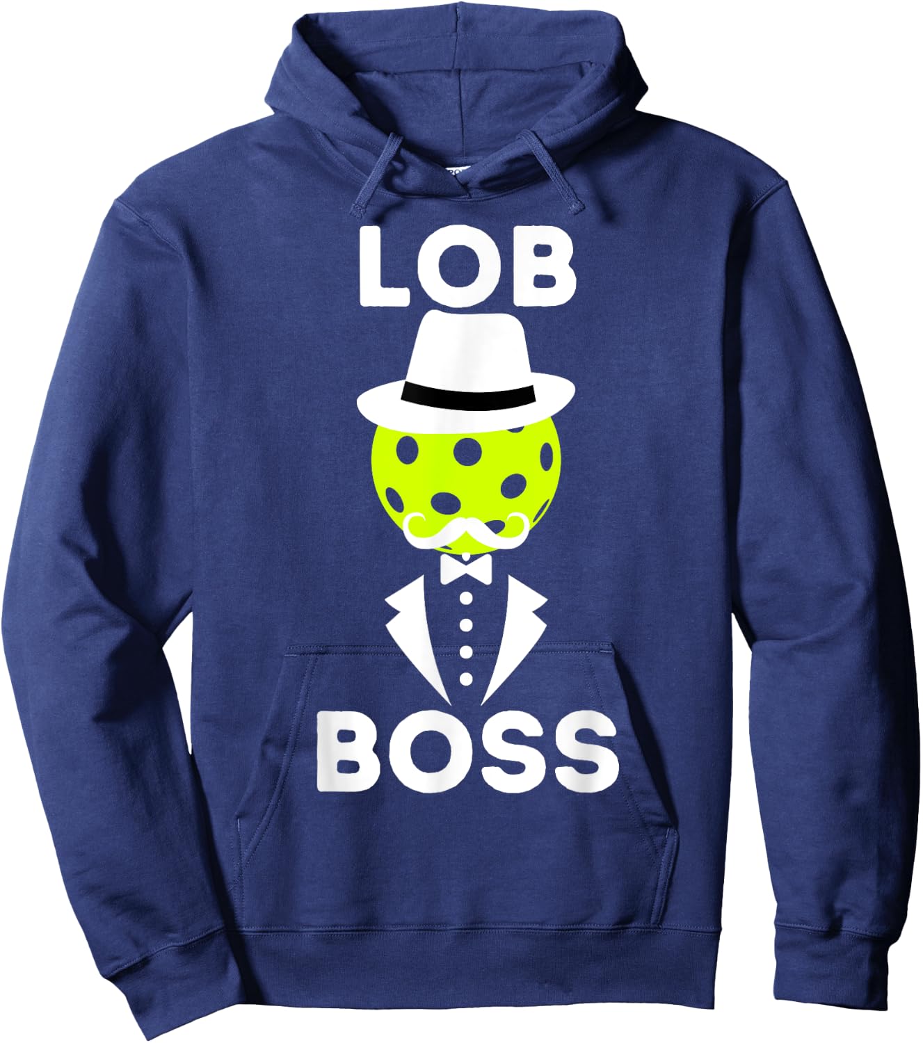 Funny Pickleball Retirement Lob Boss for Pickleball Lover Hoodie - Hoodie | Navy