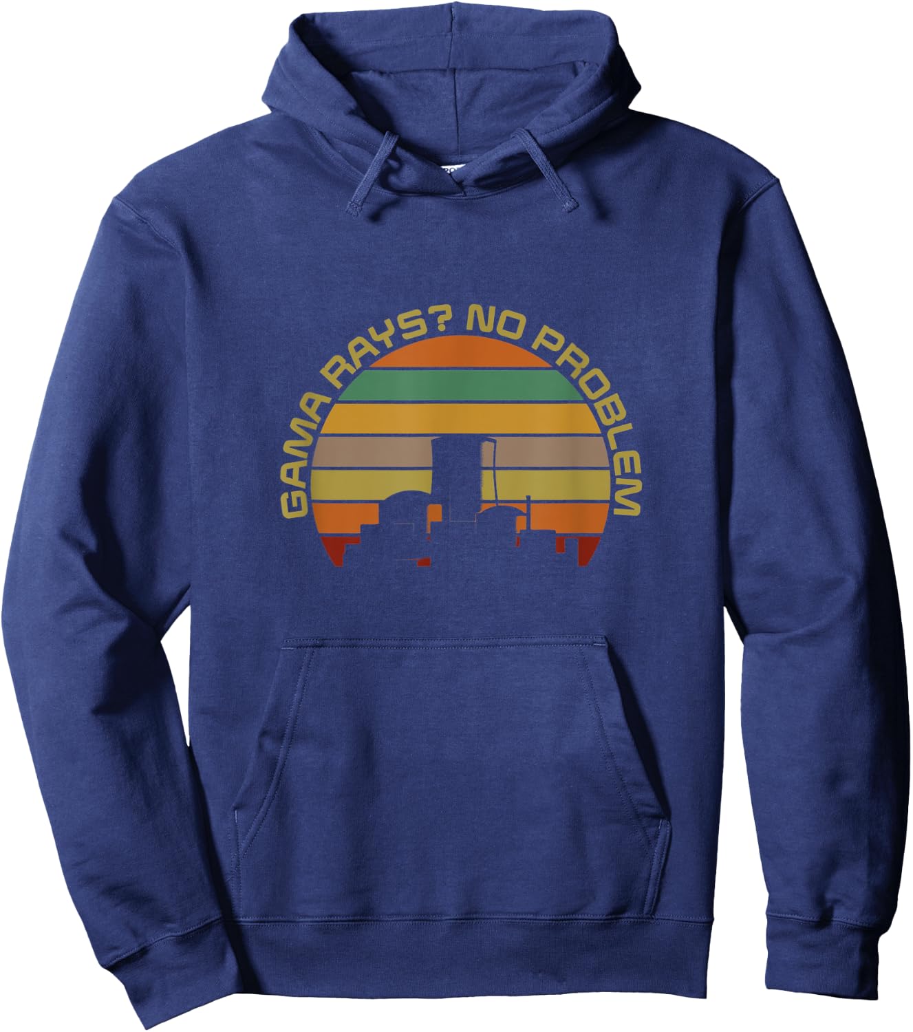 Vintage Proud Engineer Nuclear Gamma Rays No Problem Hoodie - Hoodie | Navy