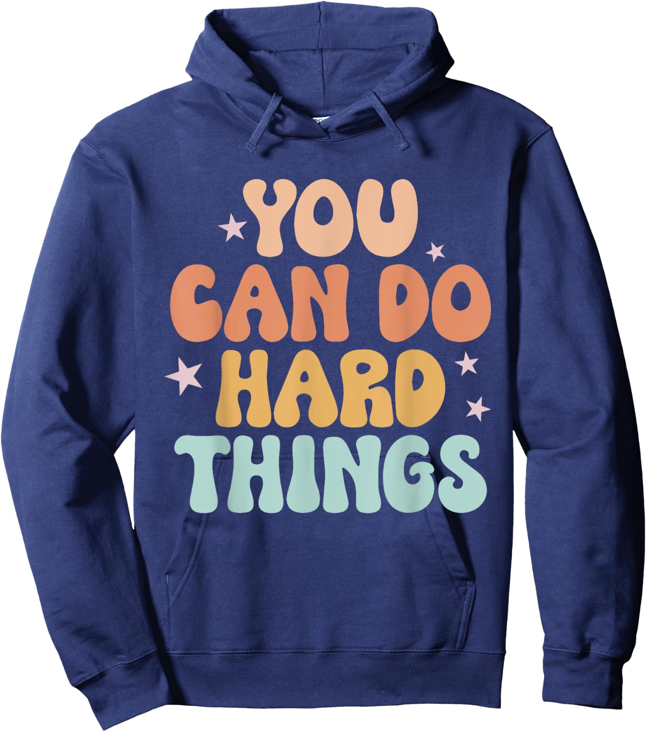 Test Day Teacher Shirt You Can Do Hard Things Women Kids Hoodie - Hoodie | Navy