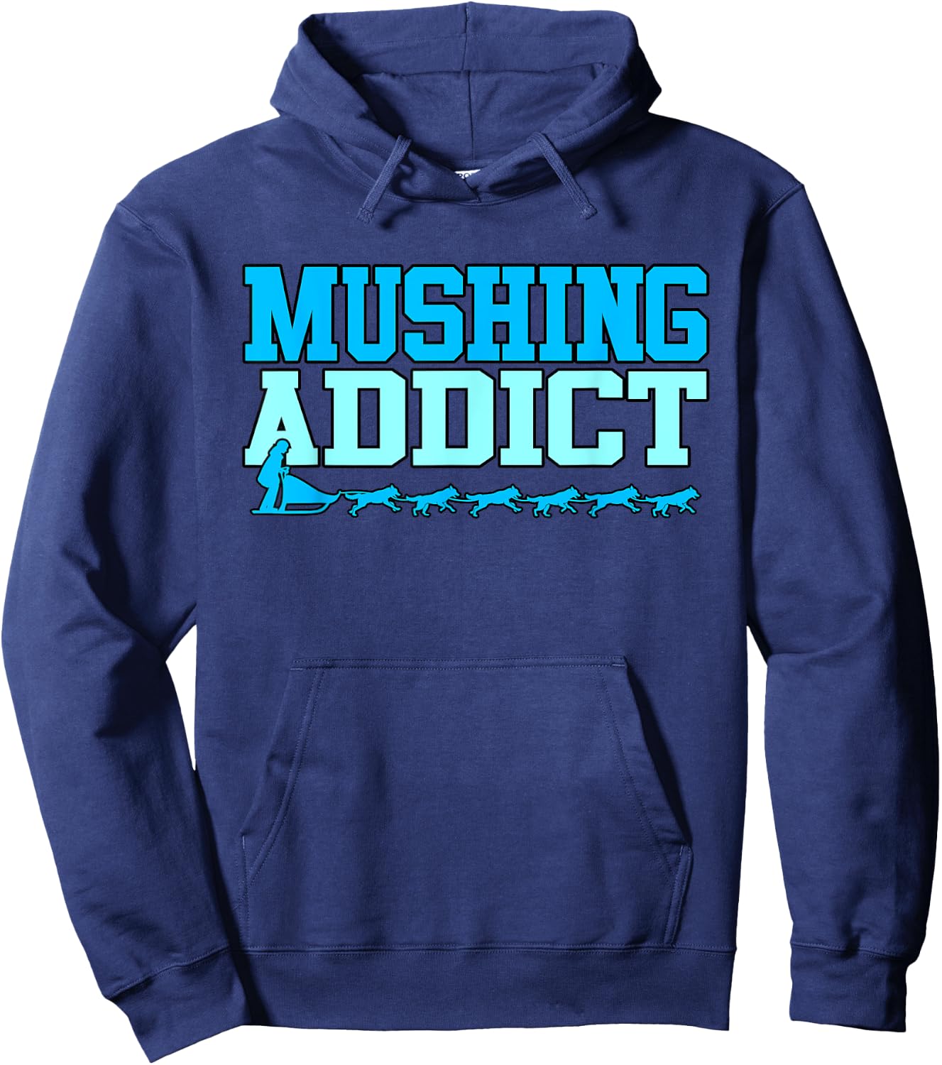 Mushing Addict Hoodie - Hoodie | Navy