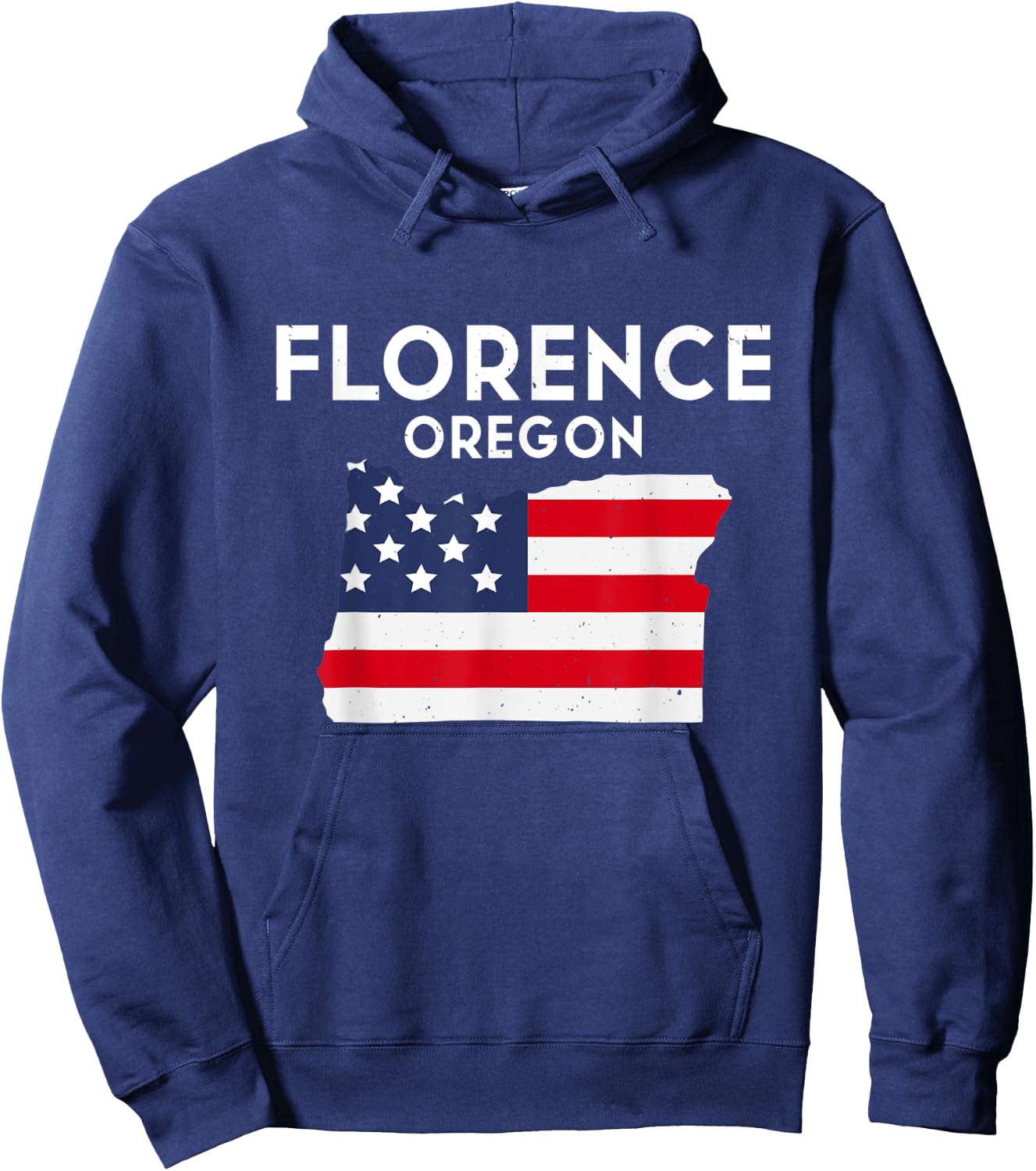 Florence Oregon USA State America Travel Oregonian Hoodie - Hoodie | Navy