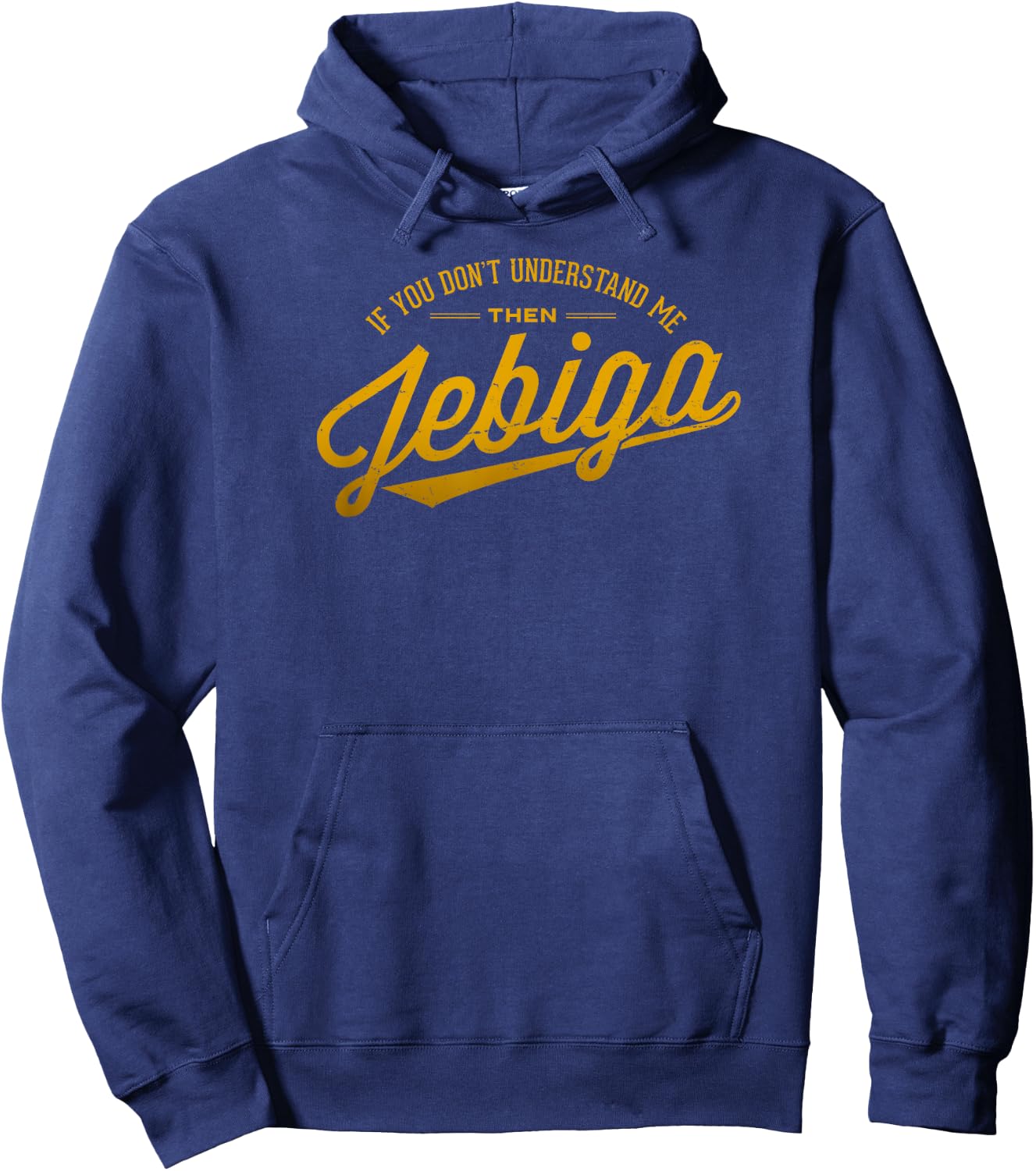JEBIGA Funny Serbian Bosnian Croatian Balkan Pride Slang Hoodie - Hoodie | Navy