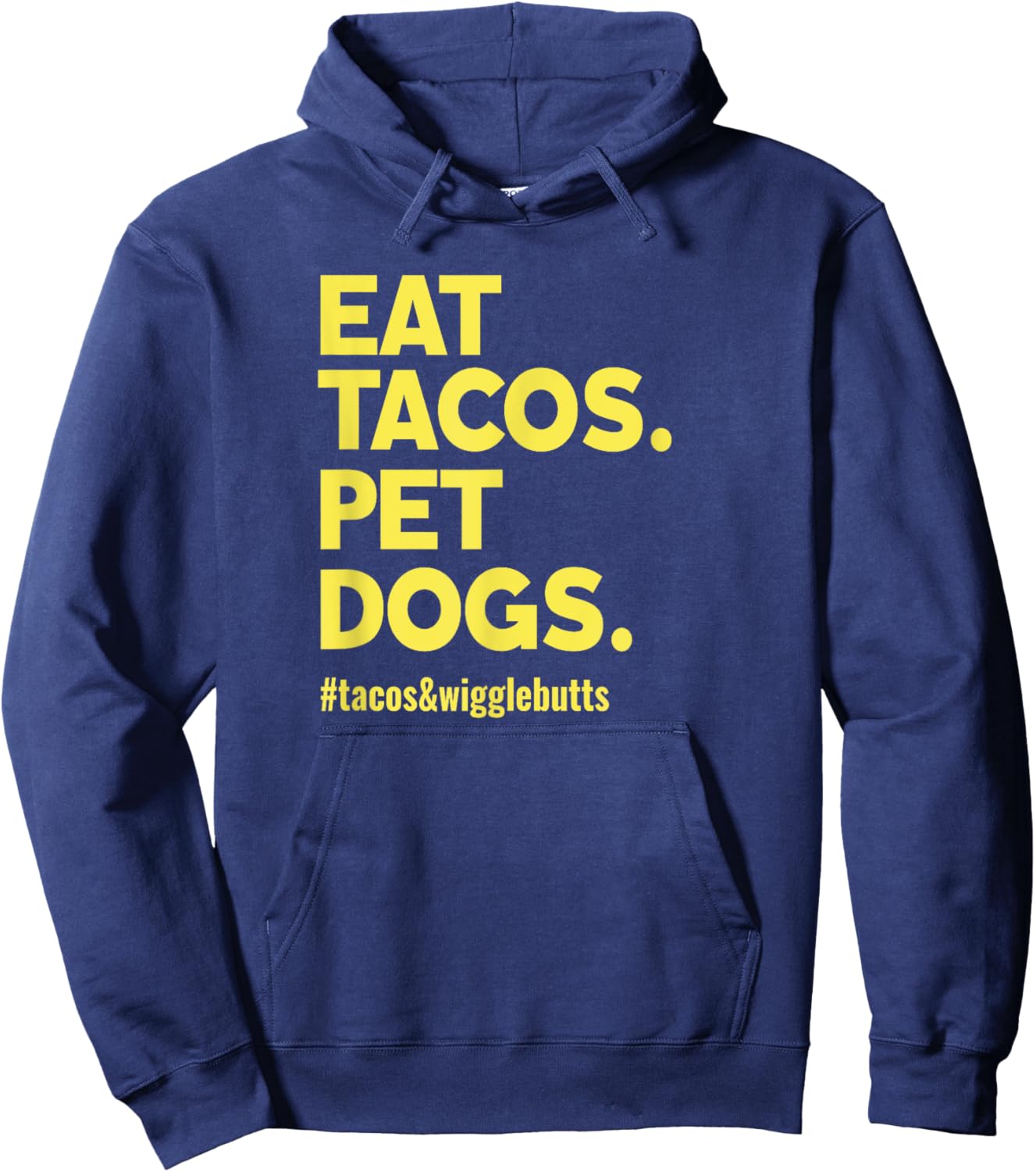 Dog Lover Eat Tacos Pet Dogs Women Kids Hoodie - Hoodie | Navy