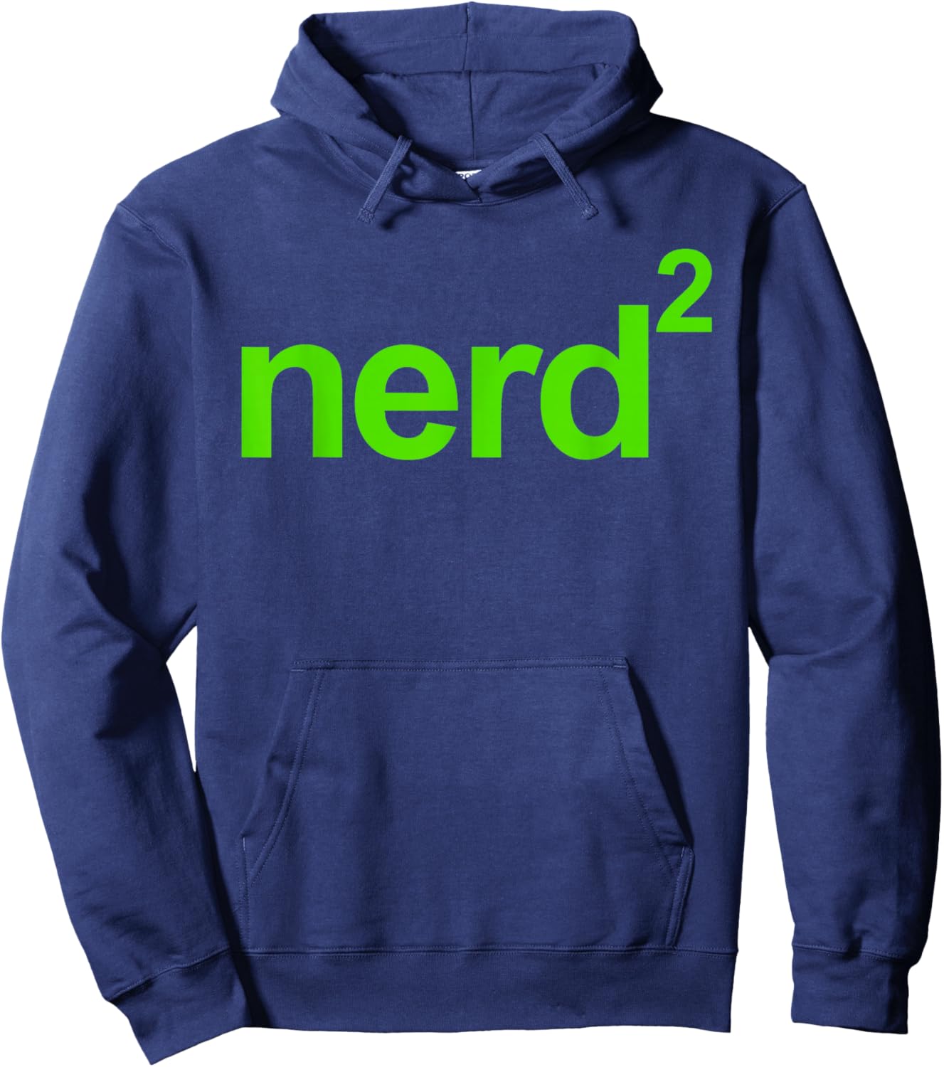Nerd Squared - Technology Computer Programmer AI Smart Hoodie - Hoodie | Navy