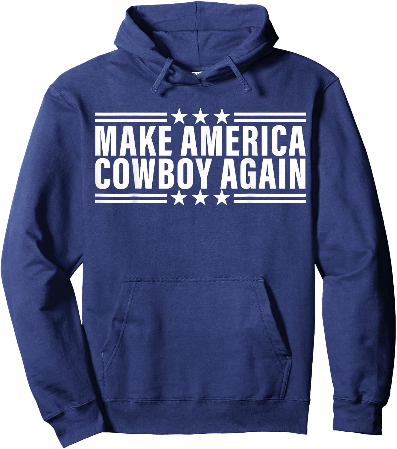Makes America A Cowboy Again Hoodie - Hoodie | Navy