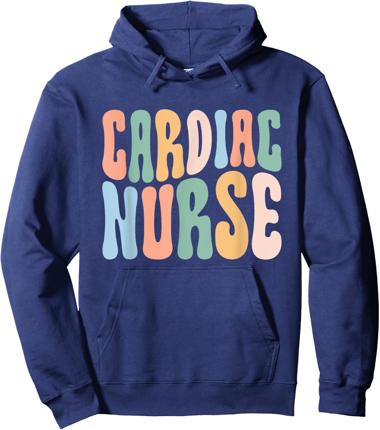Cardiac Nurse Cardiovascular Nurse , Women's Nurse Themed, Black, Small, Short Sleeve, Classic Fit, -Adults Hoodie - Hoodie | Navy