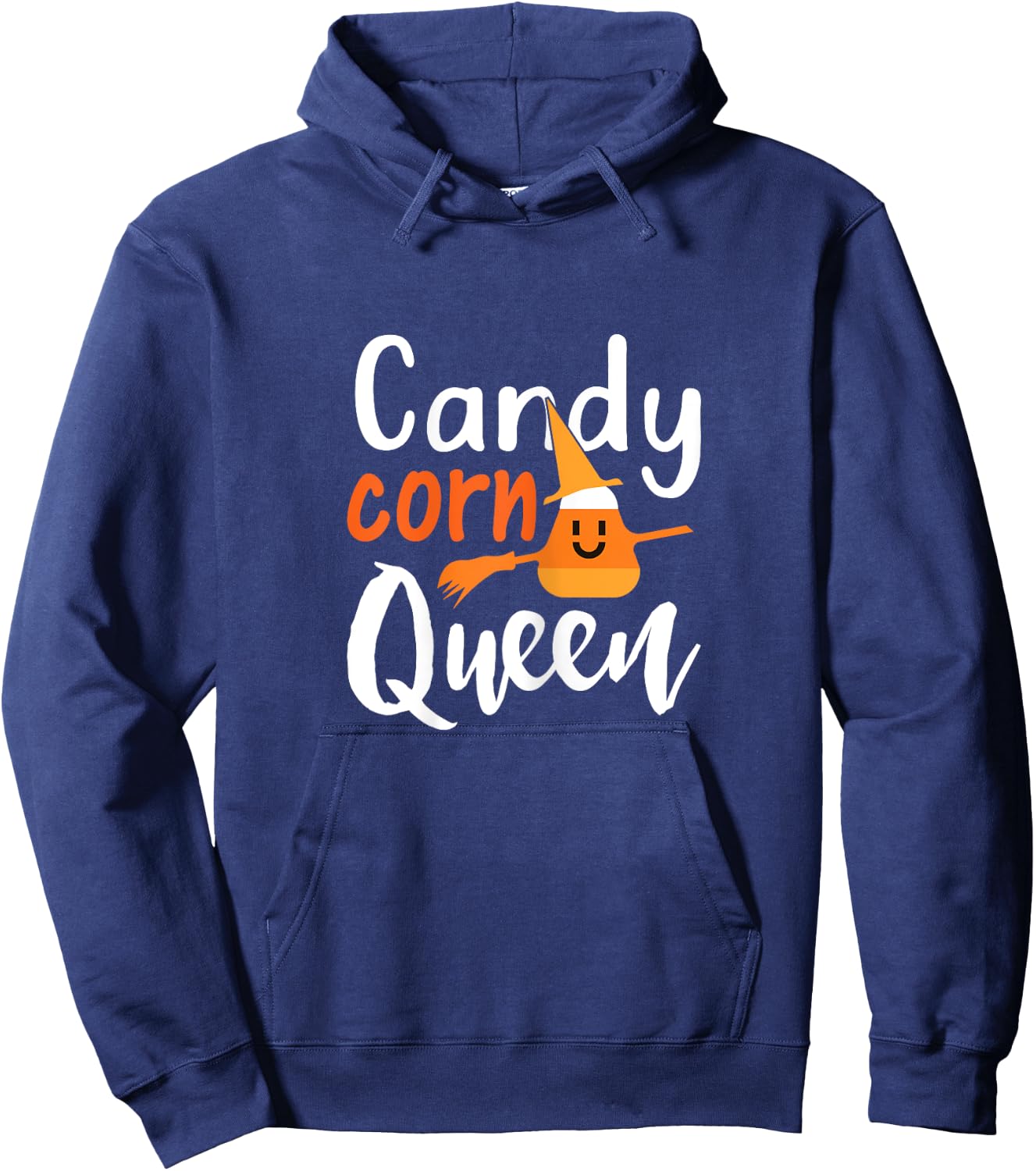 Candy Corn Queen - Funny Halloween Candycorn Gift Hoodie - Hoodie | Navy
