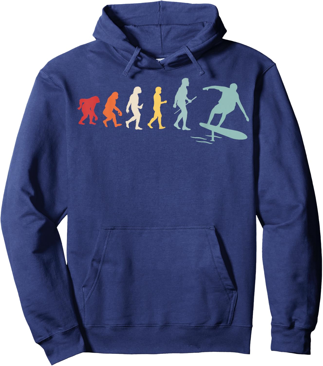 Hydrofoil Surfing Evolution Design for a Hydrofoil Expert Hoodie - Hoodie | Navy