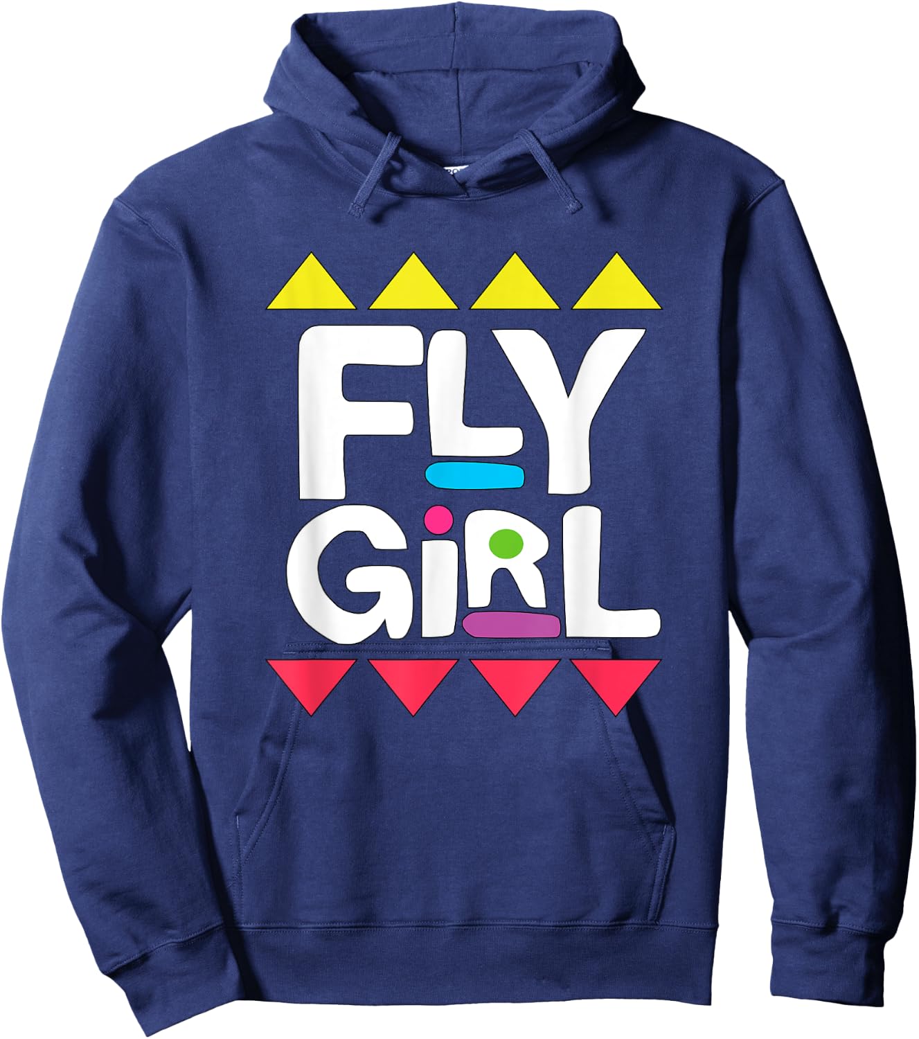 Fly Girl 80s Hip Hop Shirt for Woman 90s Old School B-Girl Hoodie - Hoodie | Navy