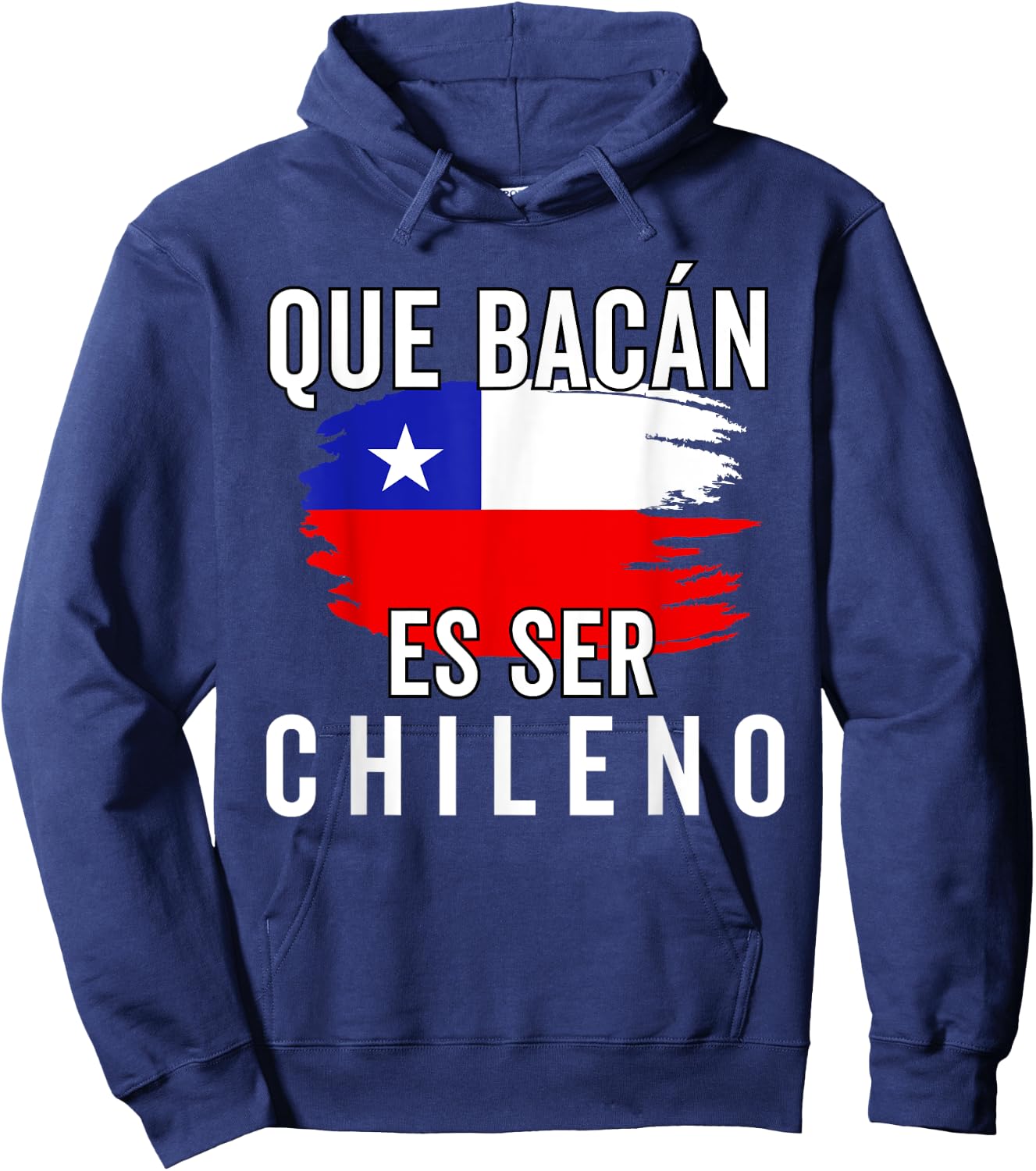 Chile Flag Pride Chilean Funny Camiseta Chilena Hombre Men Hoodie - Hoodie | Navy