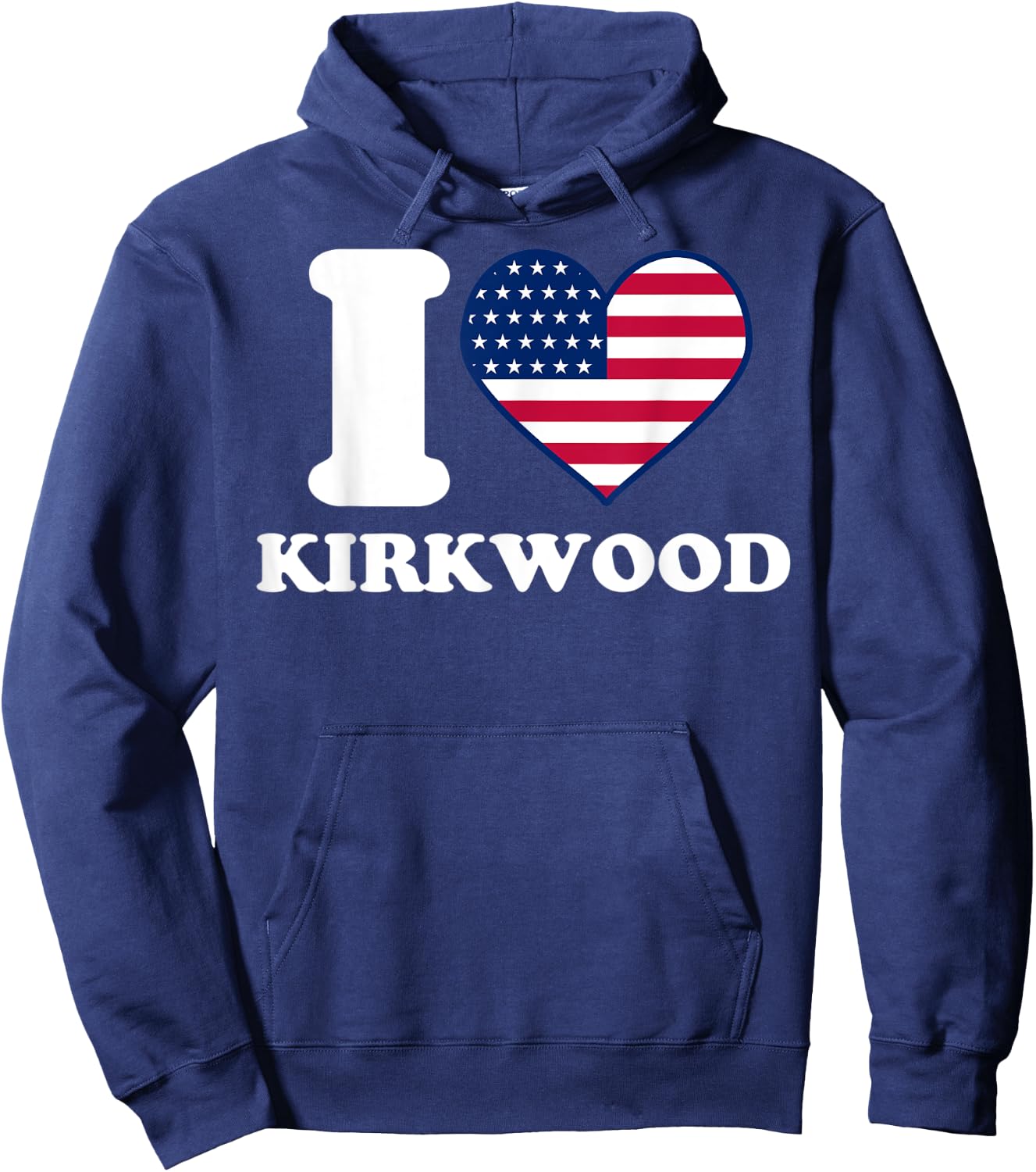I love Kirkwood I heart Kirkwood Hoodie - Hoodie | Navy