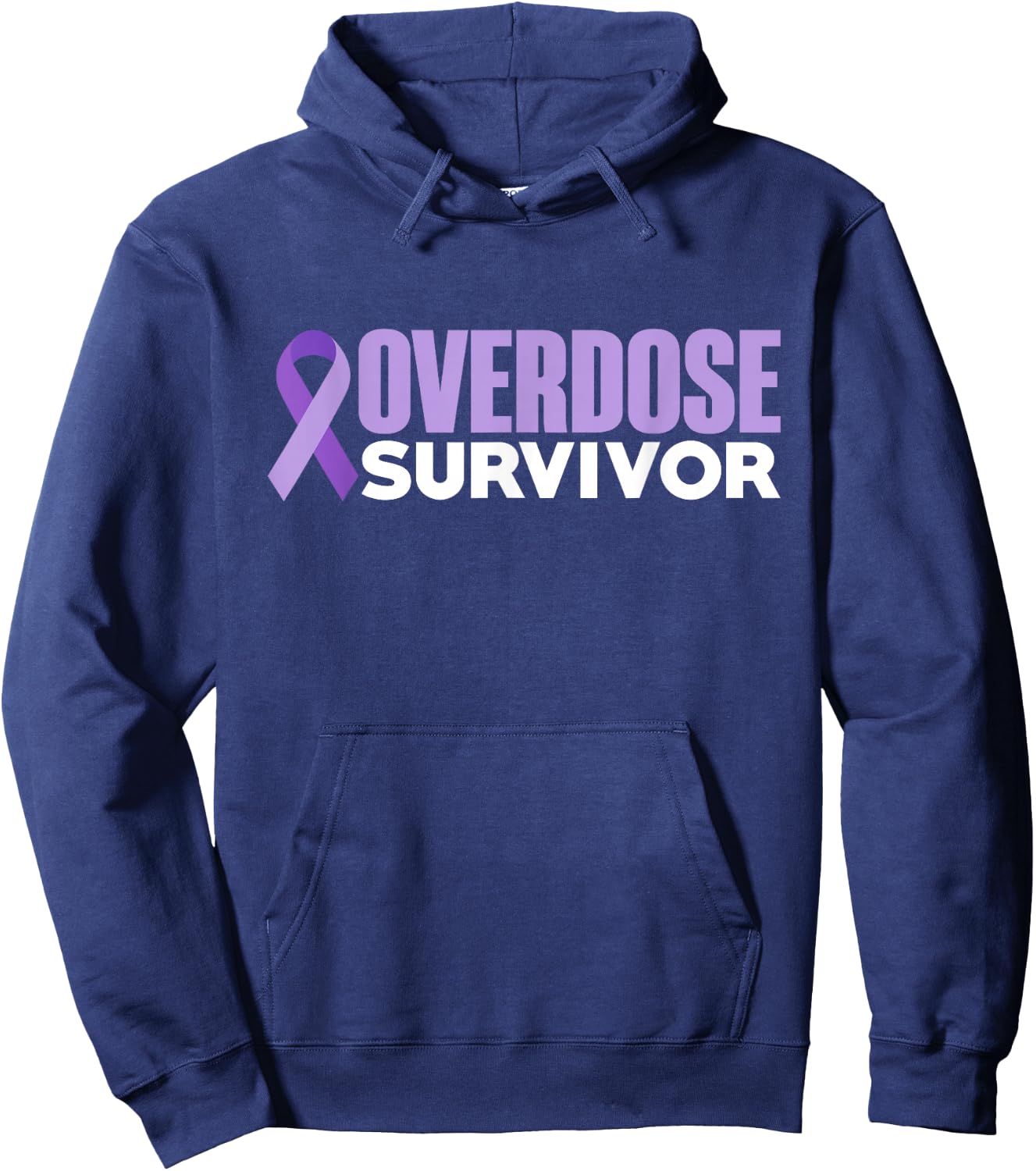 Overdose Survivor Overdose Awareness Month 2022 Hoodie - Hoodie | Navy