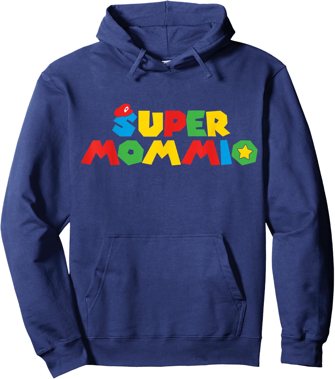 Super Gamer Mom Unleashed Celebrating Motherly Powers Hoodie - Hoodie | Navy
