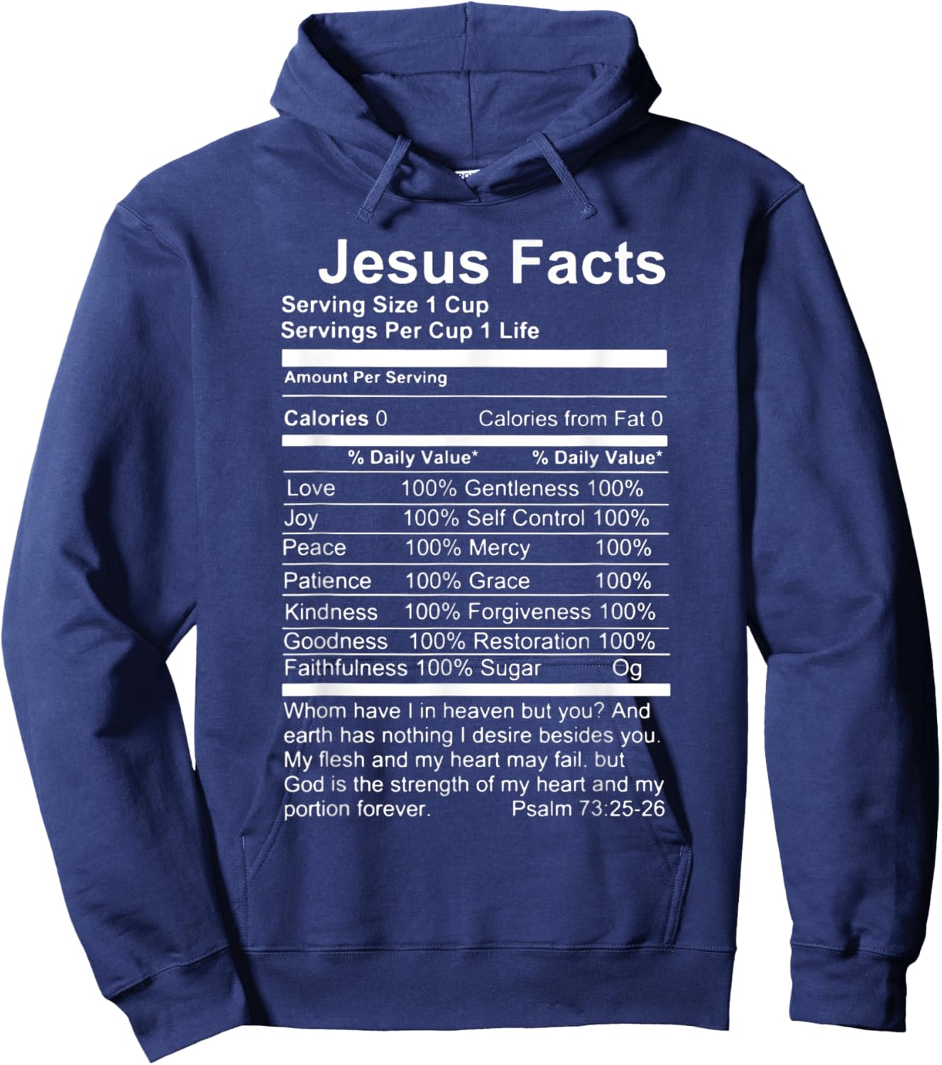 Jesus Facts Religious Studies Catholicism Hoodie - Hoodie | Navy