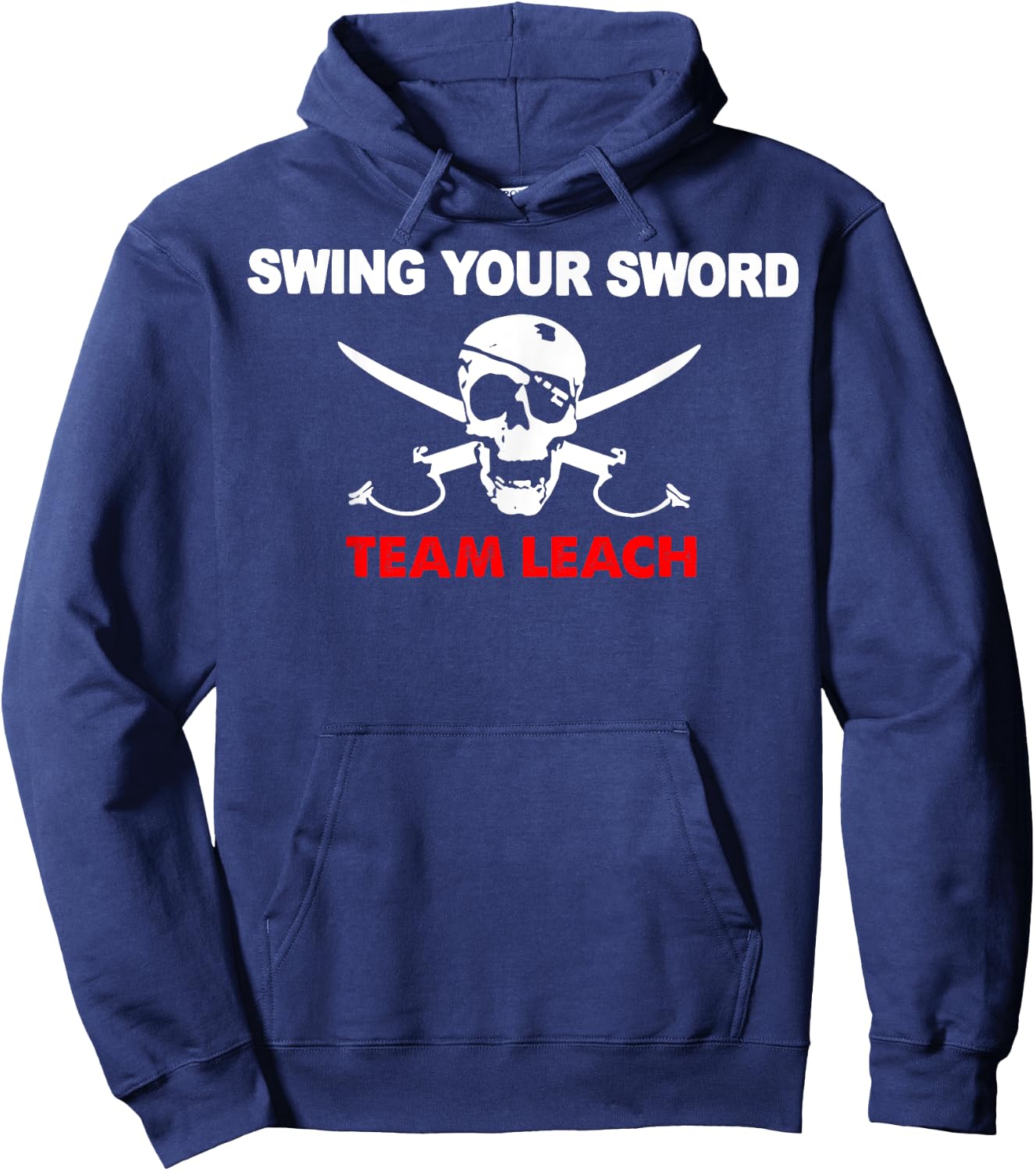 Skull Swing Your Sword Team Leach Hoodie - Hoodie | Navy