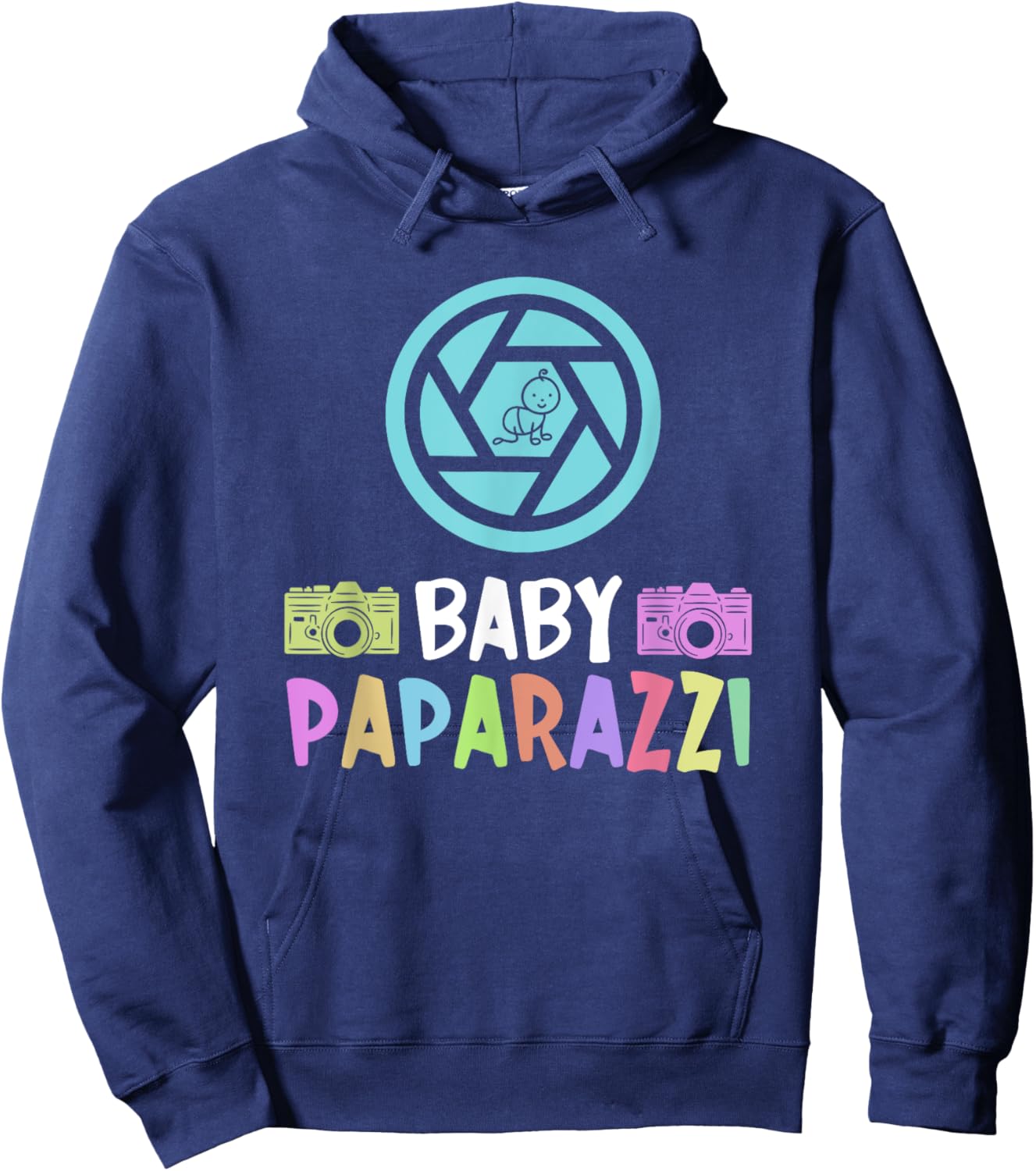 Baby Paparazzi - Newborn Photographer Photographer Hoodie - Hoodie | Navy