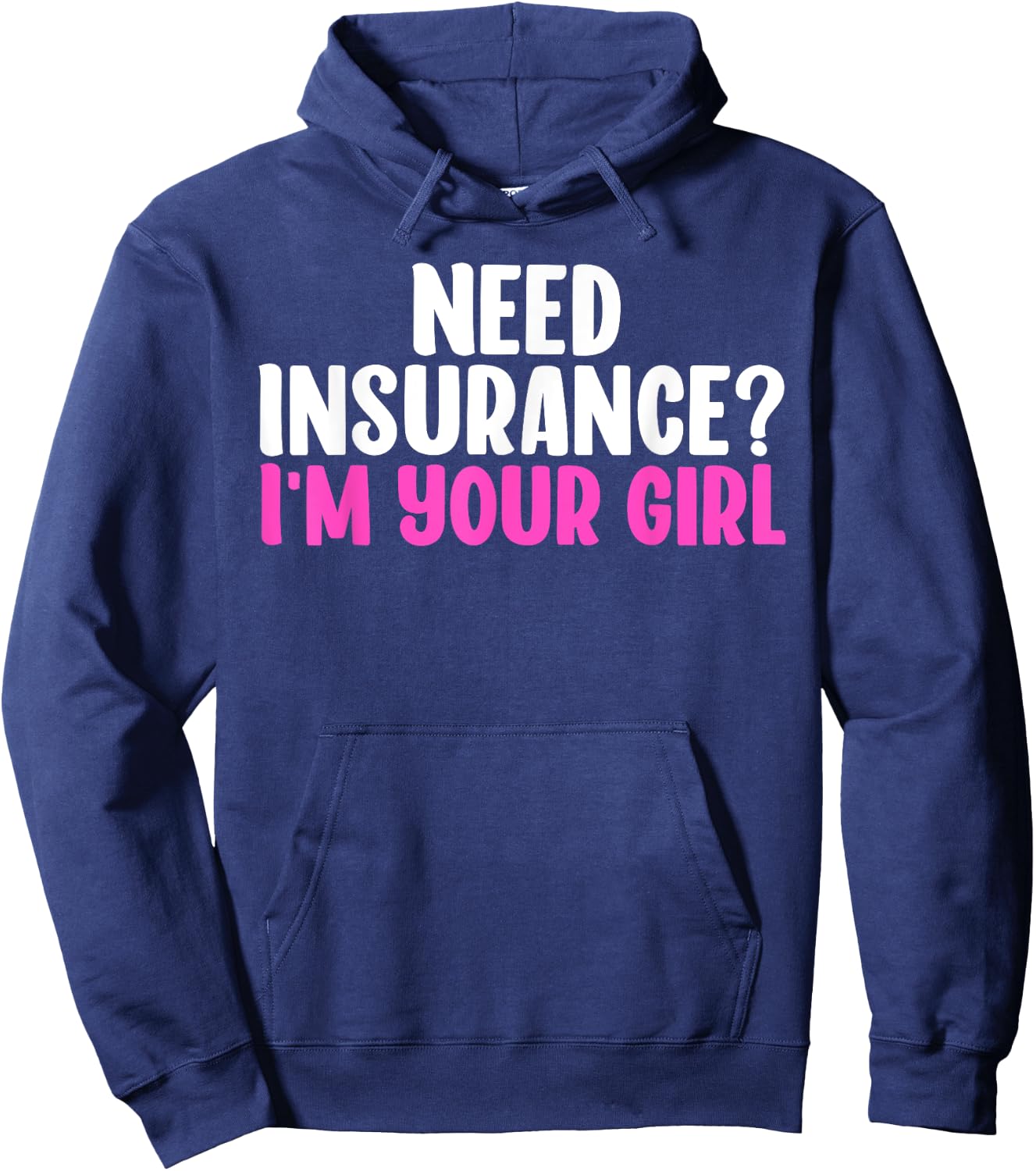 Best Insurance Broker Design Girls Insurance Agent Hoodie - Hoodie | Navy
