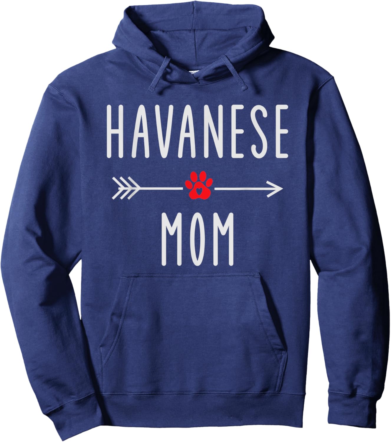 Havanese Mom Havanese Dog Lovers Gift Funny Dog Mama Men Women Hoodie - Hoodie | Navy