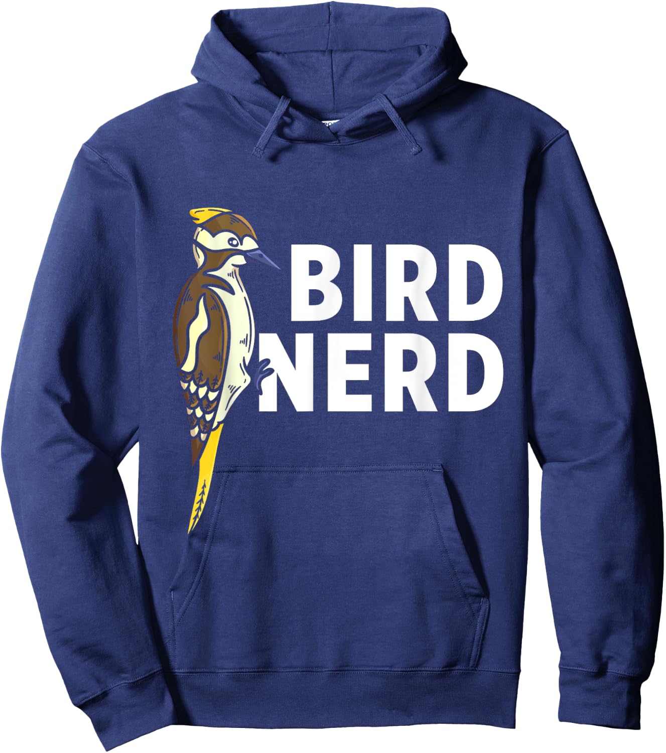 Bird Woodpecker Nerd Birds Watching Lover Watcher Birding Hoodie - Hoodie | Navy