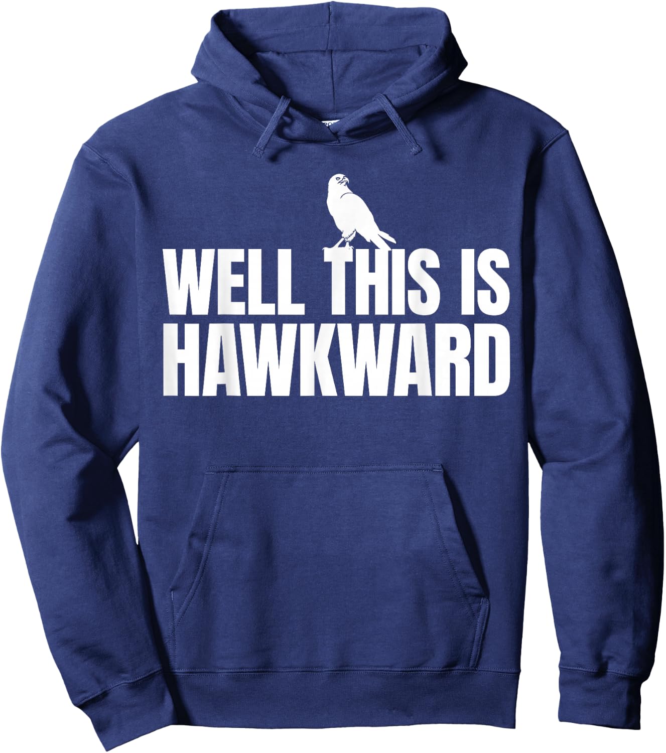 Falcon - This Is Hawkward - Hawk Hoodie - Hoodie | Navy