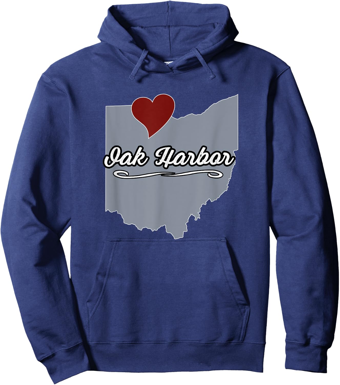 Oak Harbor - Ohio | OH City State USA - Cute Souvenir Hoodie - Hoodie | Navy