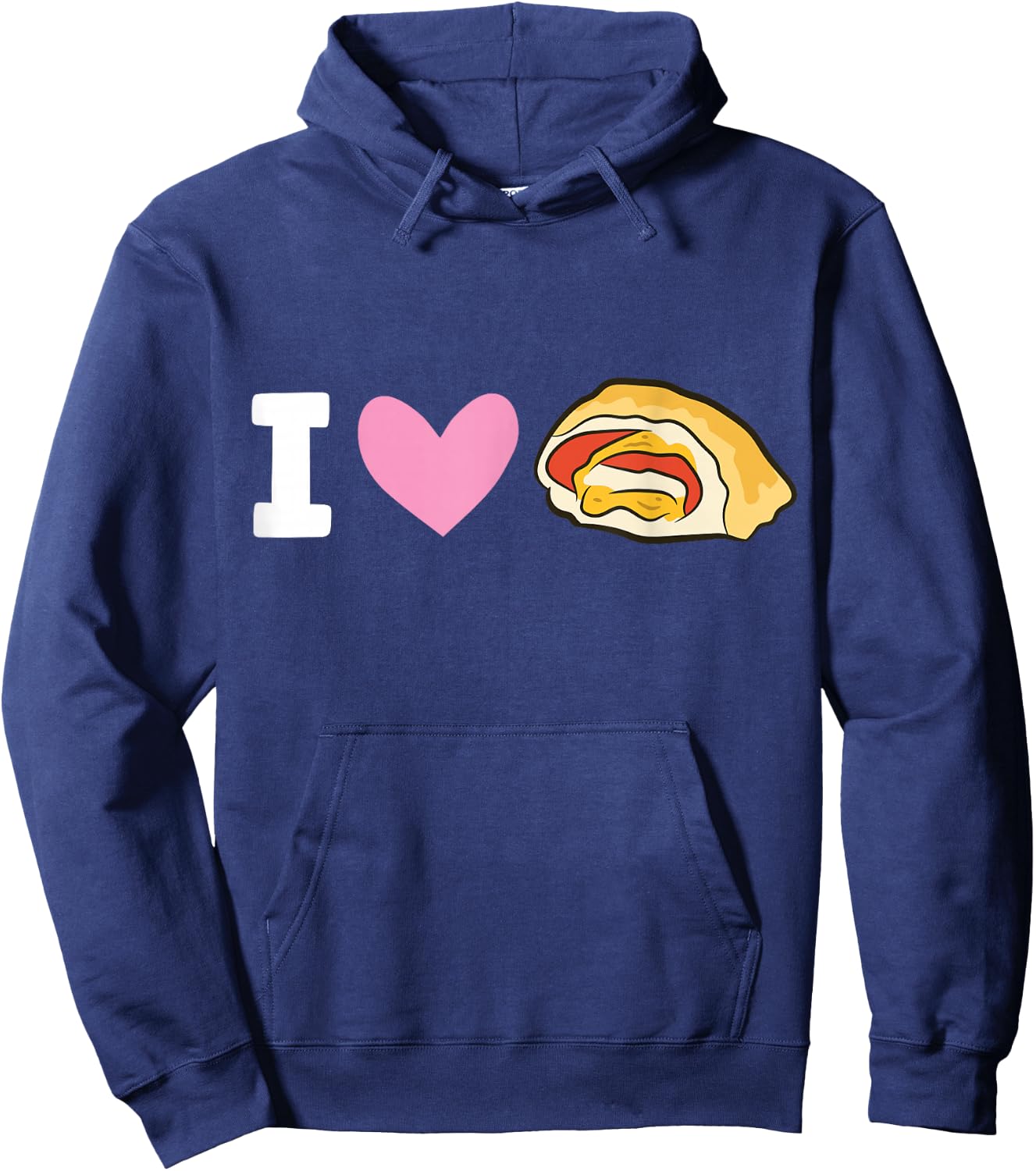 I Love Pizza Rolls Hoodie - Hoodie | Navy