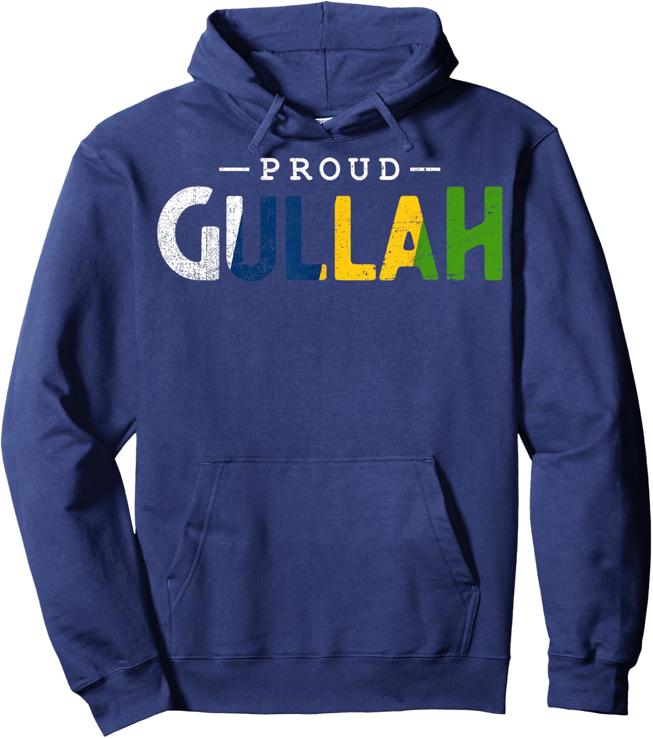 Creole Geechee Proud Gullah Hoodie - Hoodie | Navy