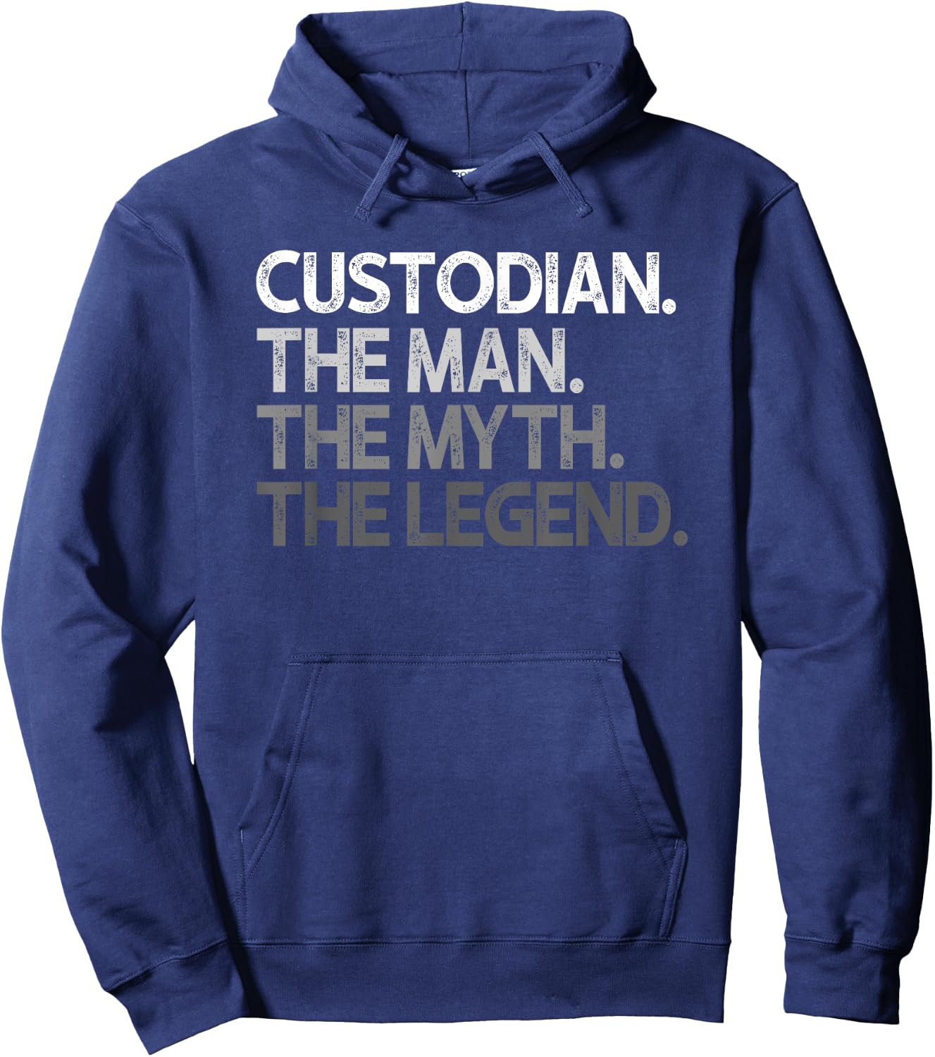 Custodian Gift The Man Myth Legend Hoodie - Hoodie | Navy
