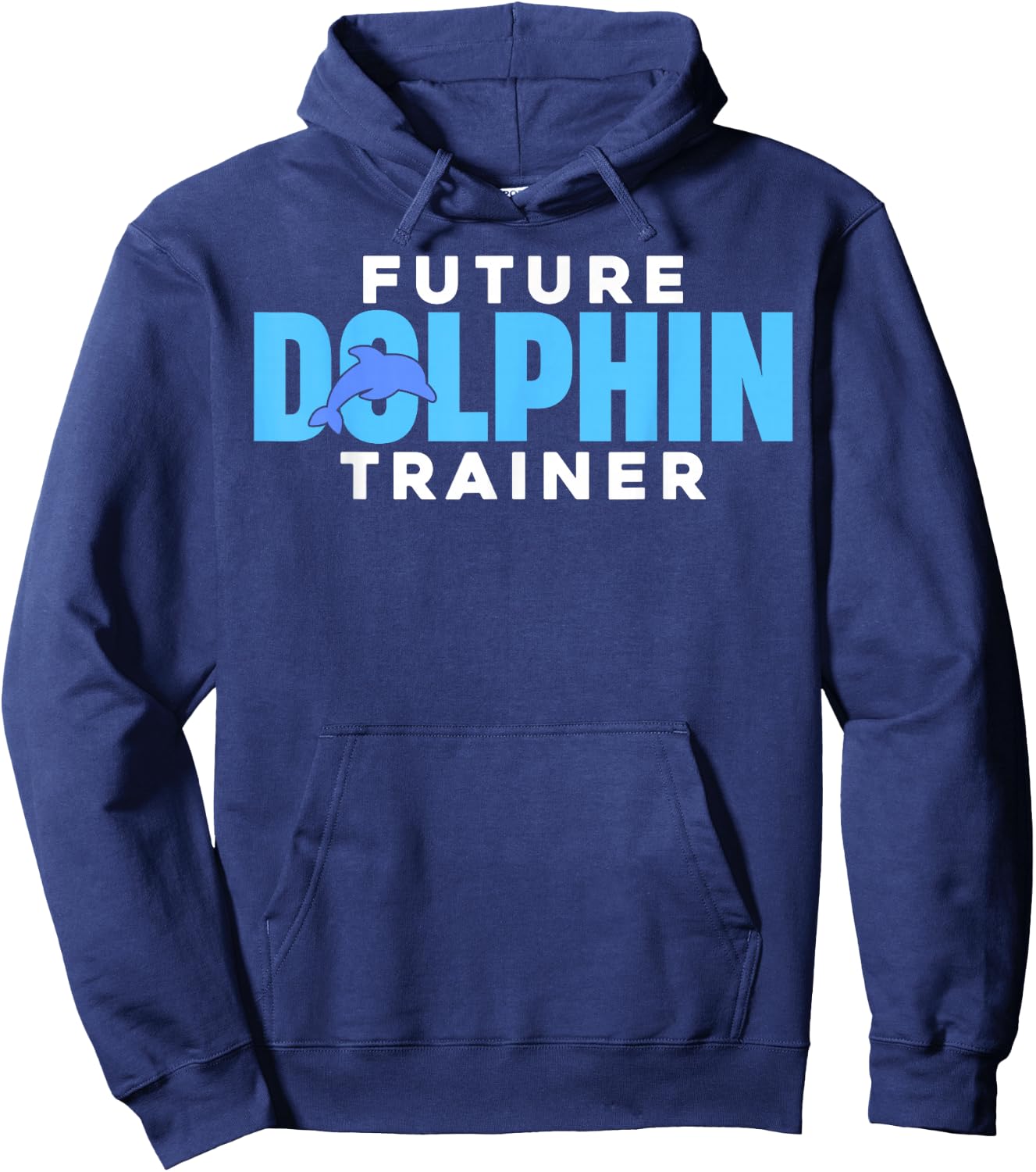 Future Dolphin Trainer - Sea Ocean Animal Trainer Kids Hoodie - Hoodie | Navy