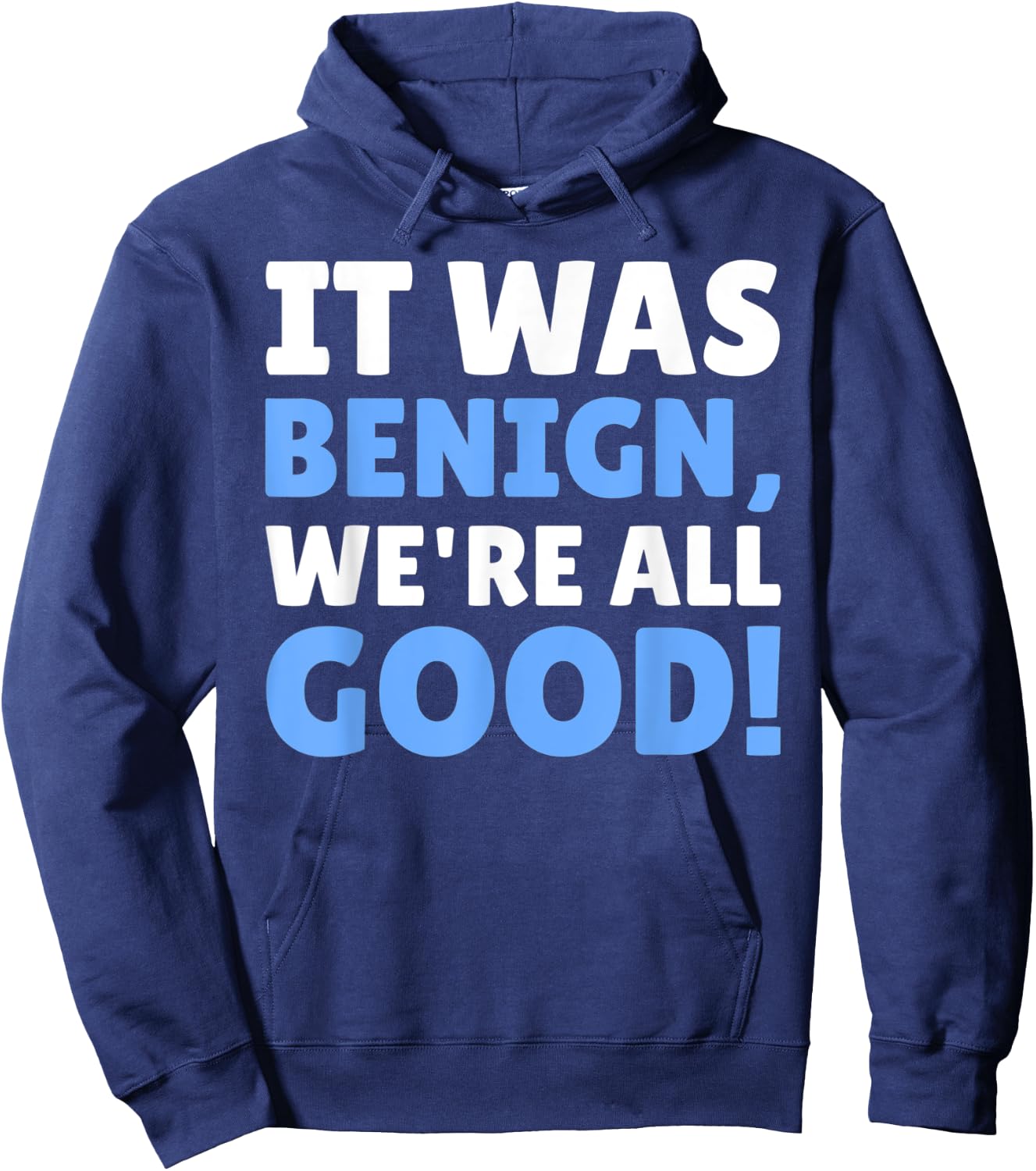 Funny Benign Tumor Hoodie - Hoodie | Navy