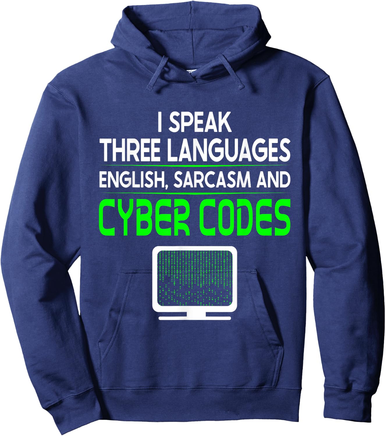Cyber security Professional Funny IT Security Ethical hacker Hoodie - Hoodie | Navy