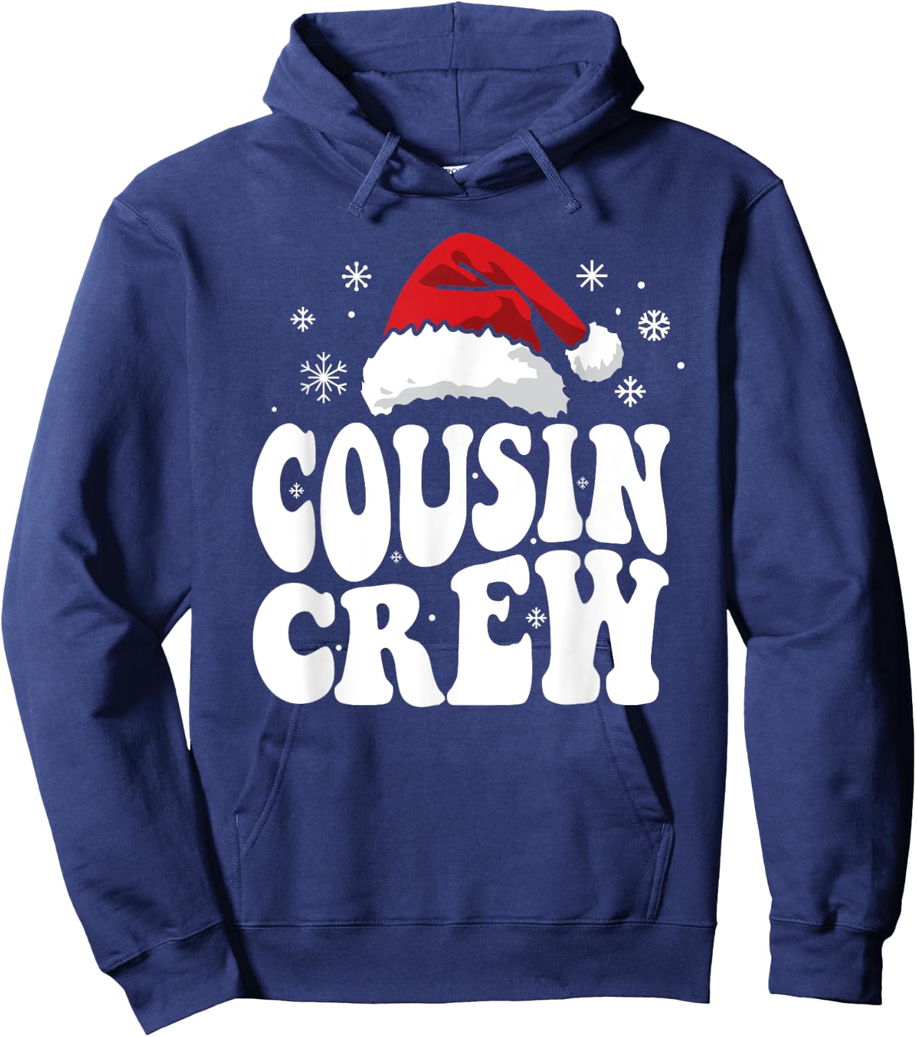 Christmas Squad Family Cousin Crew Pajamas For Kids Hoodie - Hoodie | Navy