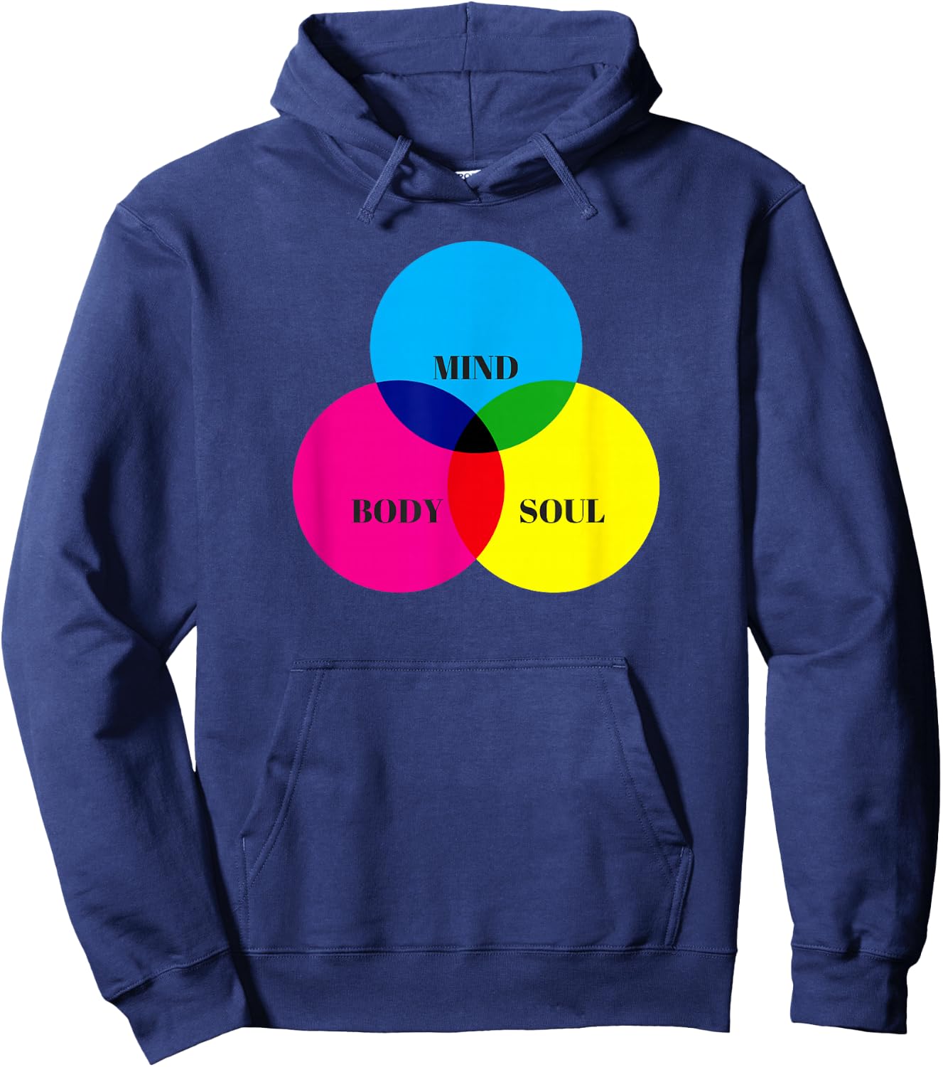 Mind Body Soul. Hoodie - Hoodie | Navy