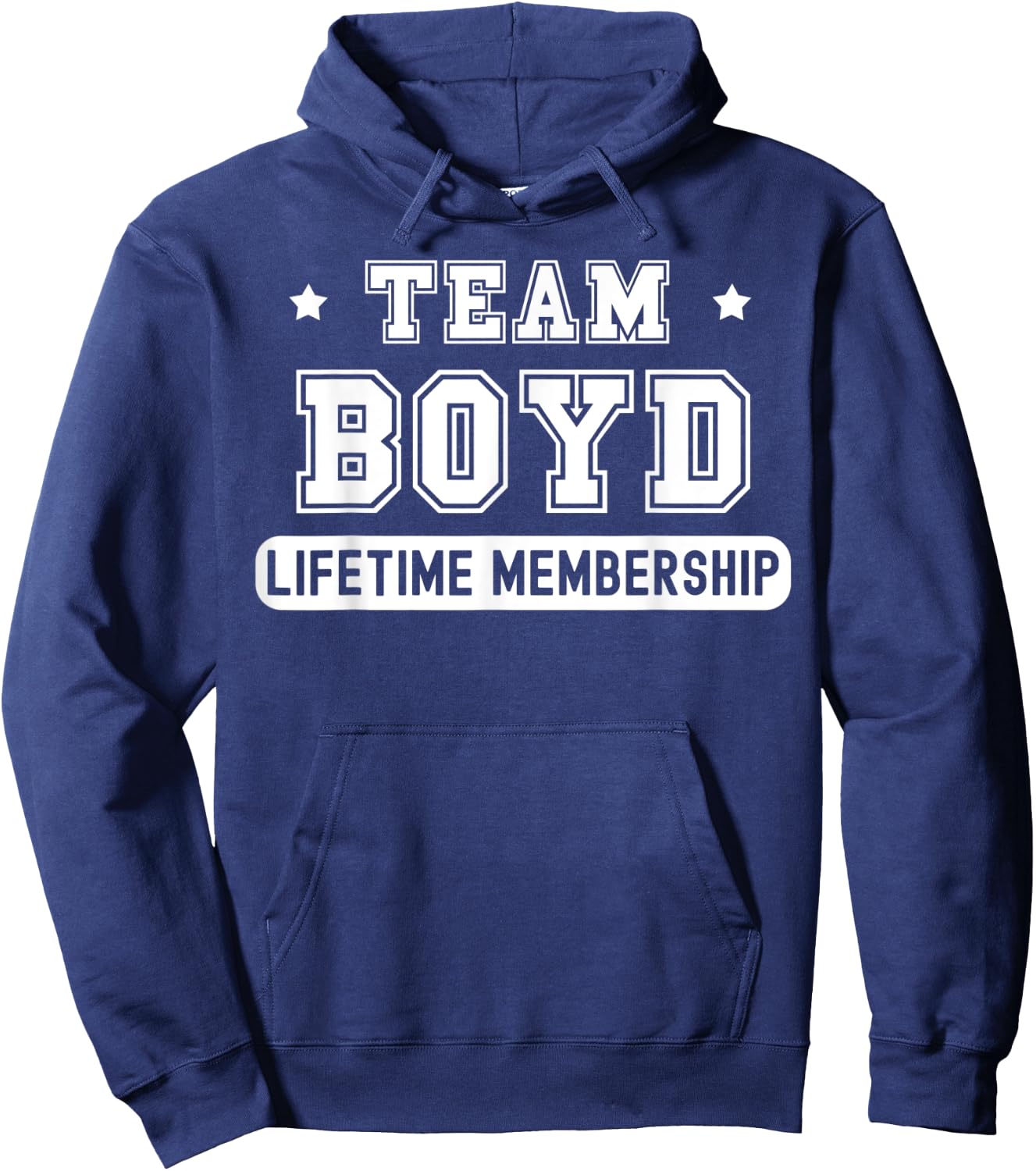 Team Boyd Lifetime Membership Funny Family Last Name Hoodie - Hoodie | Navy