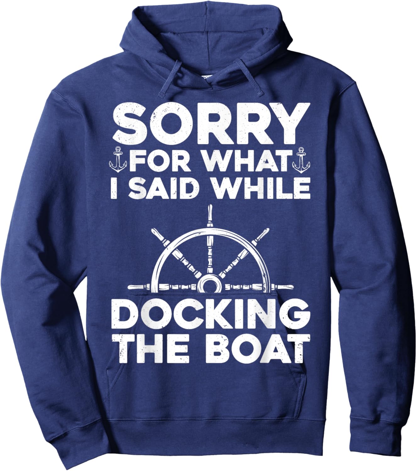 Funny Boating Women Docking The Boat Captain Boater Hoodie - Hoodie | Navy
