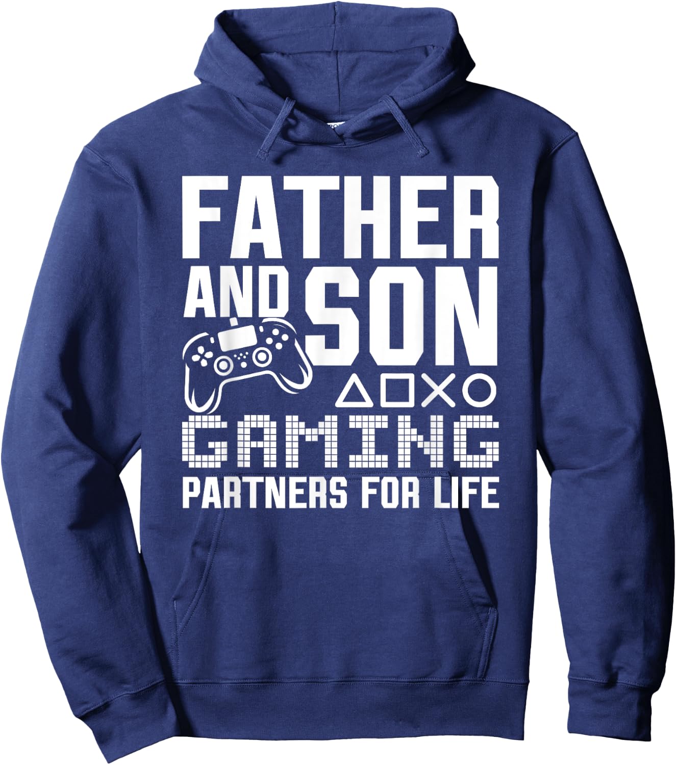 Father And Son Gaming Partners For Life Funny Gamer Matching Hoodie - Hoodie | Navy