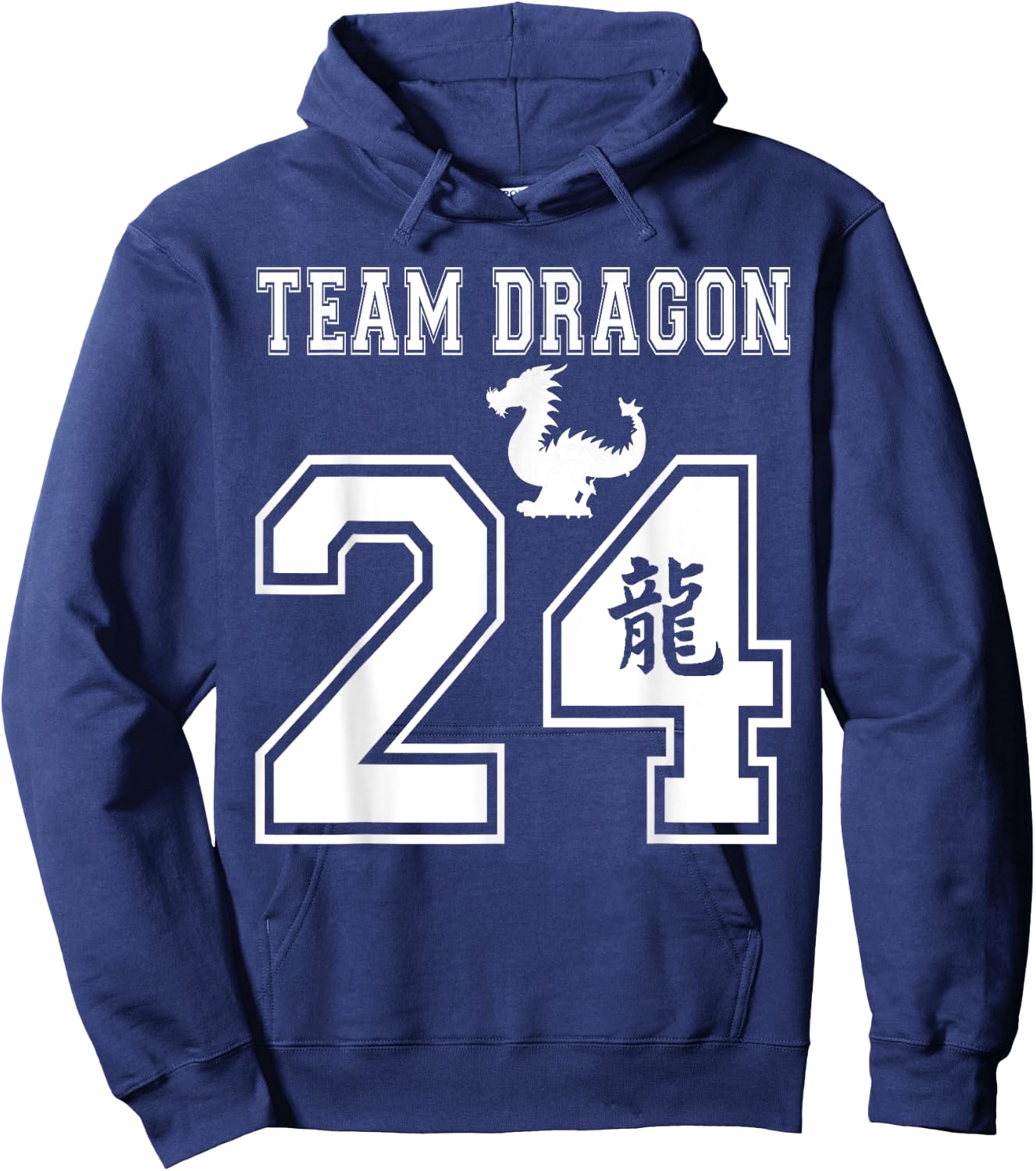 Year of the Dragon 2024 Chinese Lunar New Year Funny Hoodie - Hoodie | Navy