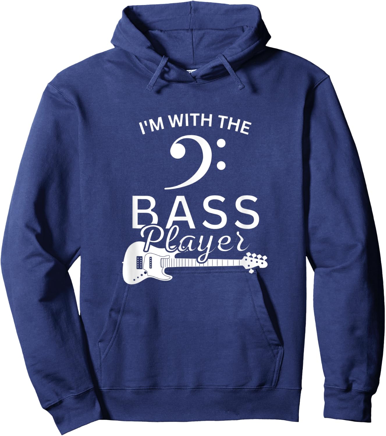 I'm with the Bass Player Hoodie - Hoodie | Navy