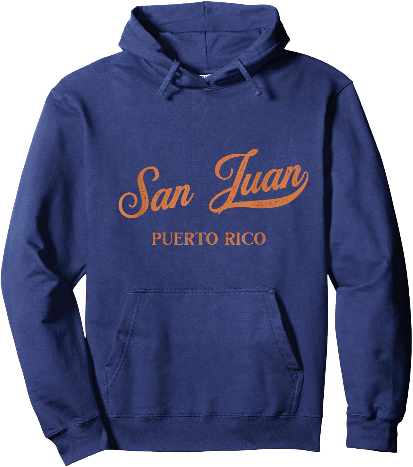 Retro Puerto Rico City - Vintage San Juan Hoodie - Hoodie | Navy
