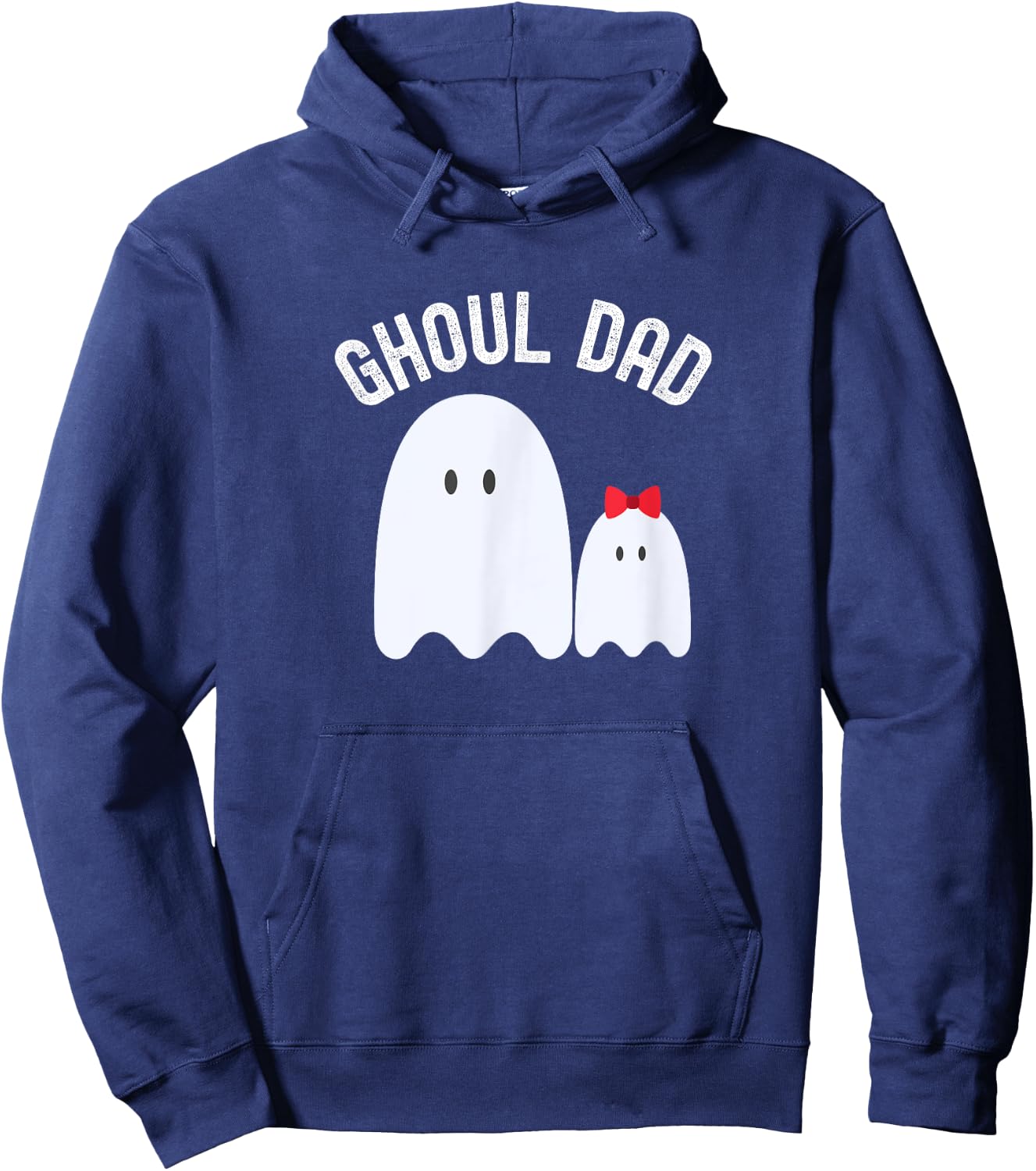 Ghoul Dad, Halloween Father, Daddy Ghost Trick or Treating Hoodie - Hoodie | Navy