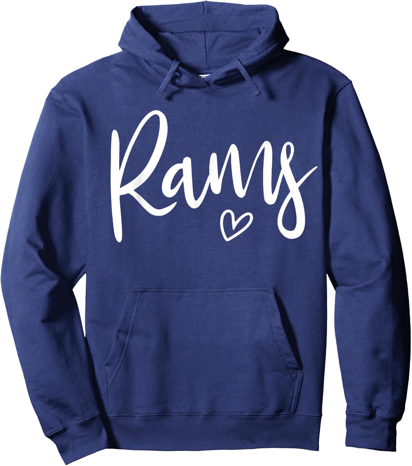 Rams Women's High School Sports Team Hoodie - Hoodie | Navy