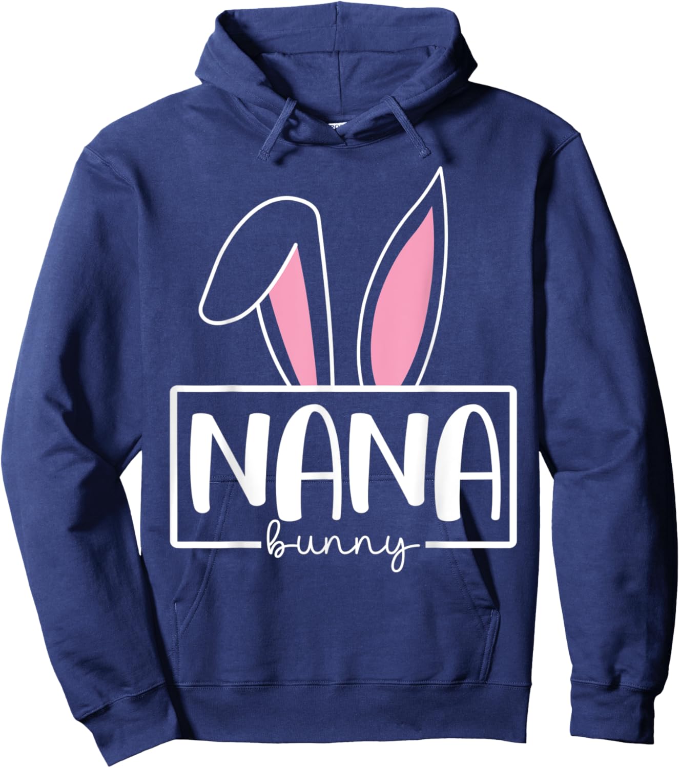 Funny Nana Bunny Happy Easter Family Matching Hoodie - Hoodie | Navy